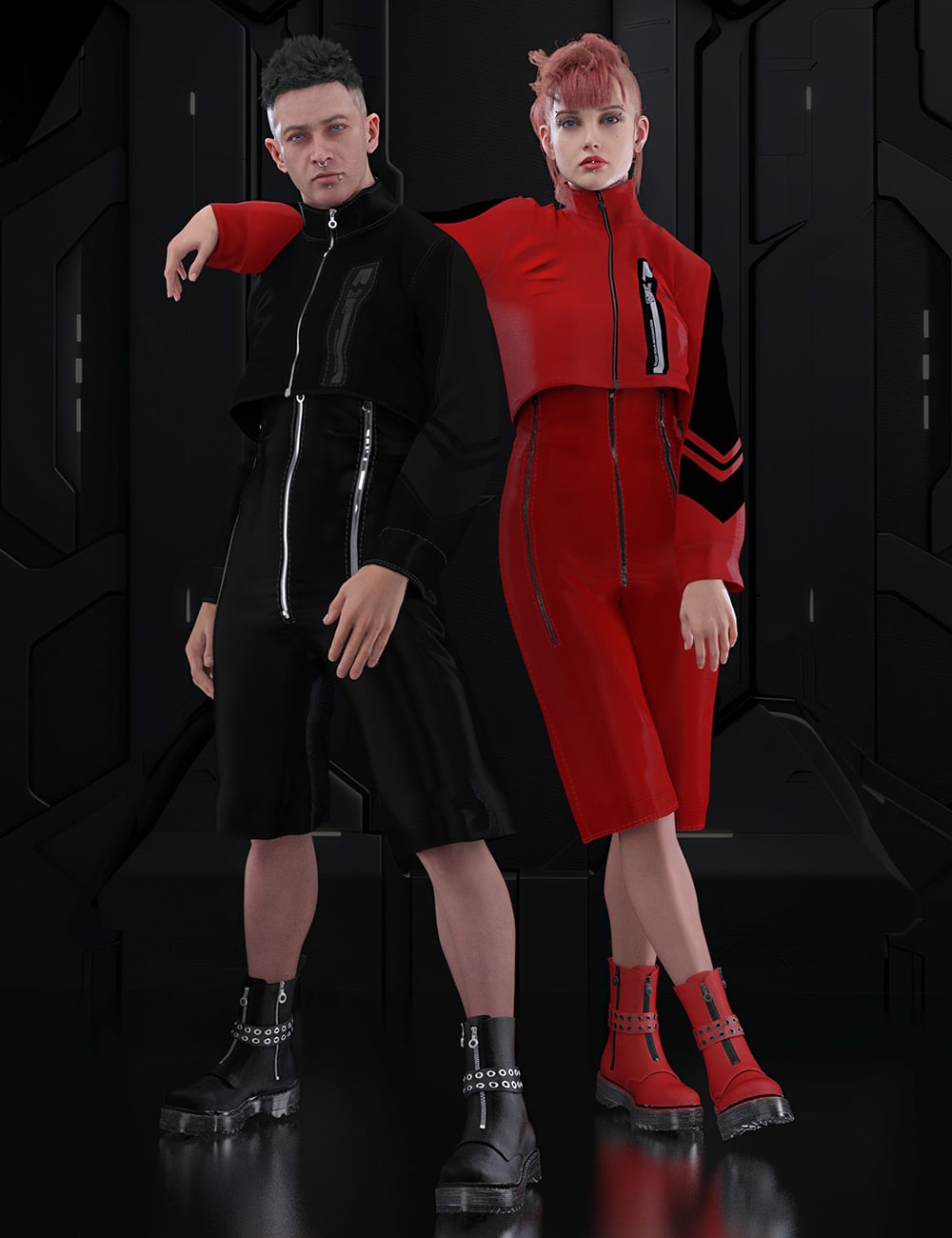 dForce Sci-Fi Punk Outfit for Genesis 9 1 https://new.imagehostx.com/upload/2026/03/19/3DStyle-SciFi-Punk-Outfit-main_1773901312.jpg
