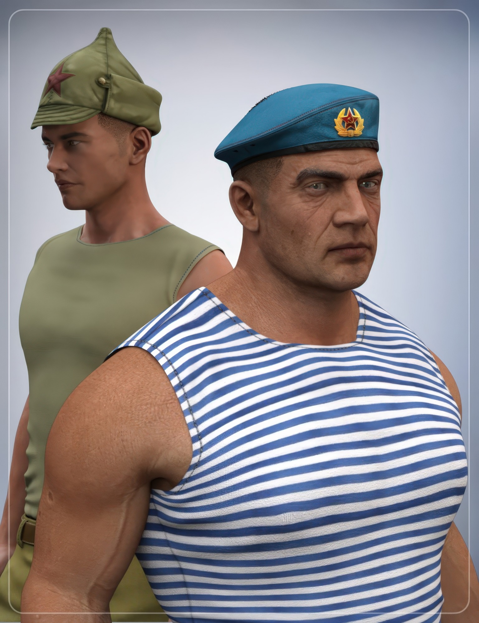 Russian Hats for Genesis 3 Males