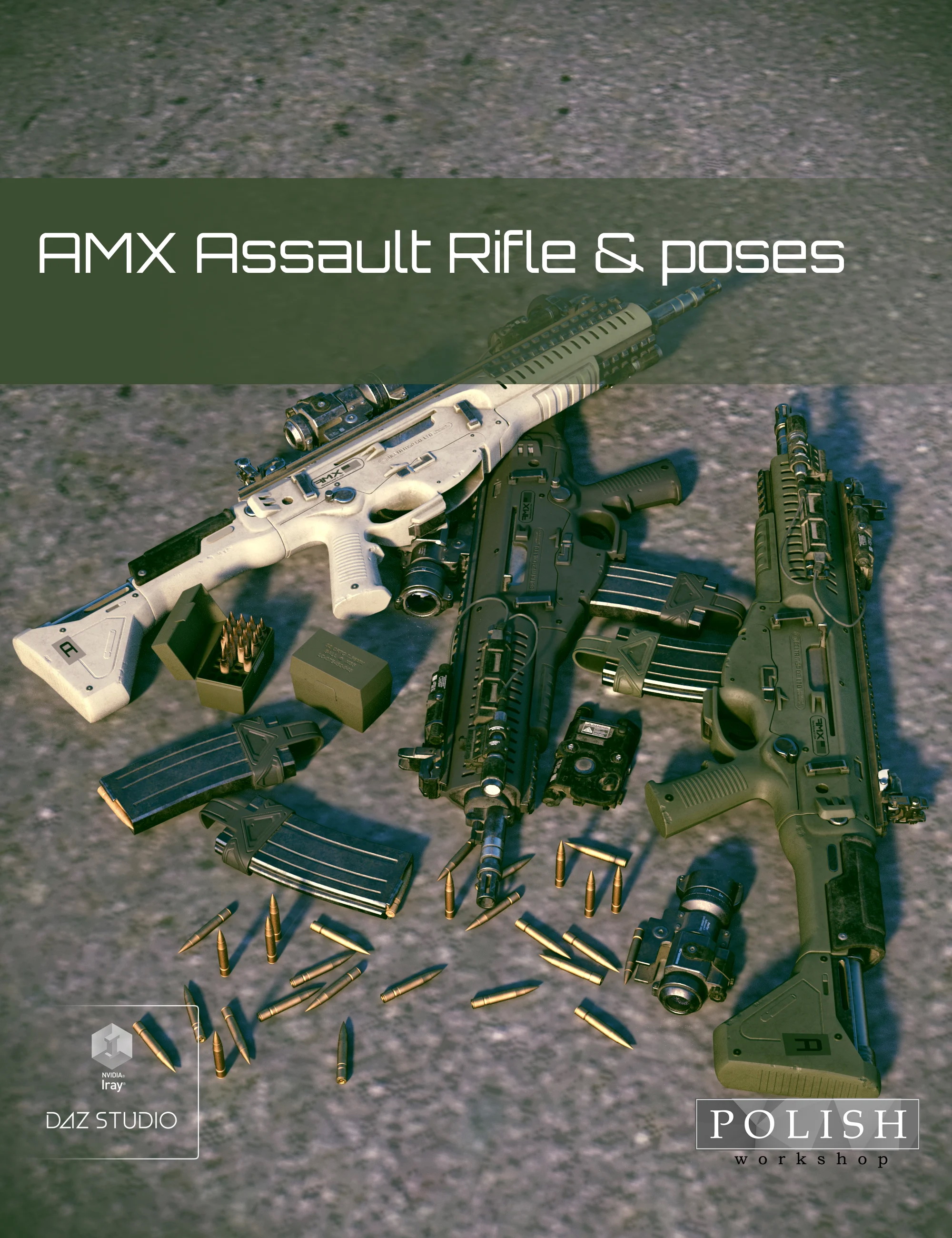 01 amx assault rifle and poses daz3d 1775003212