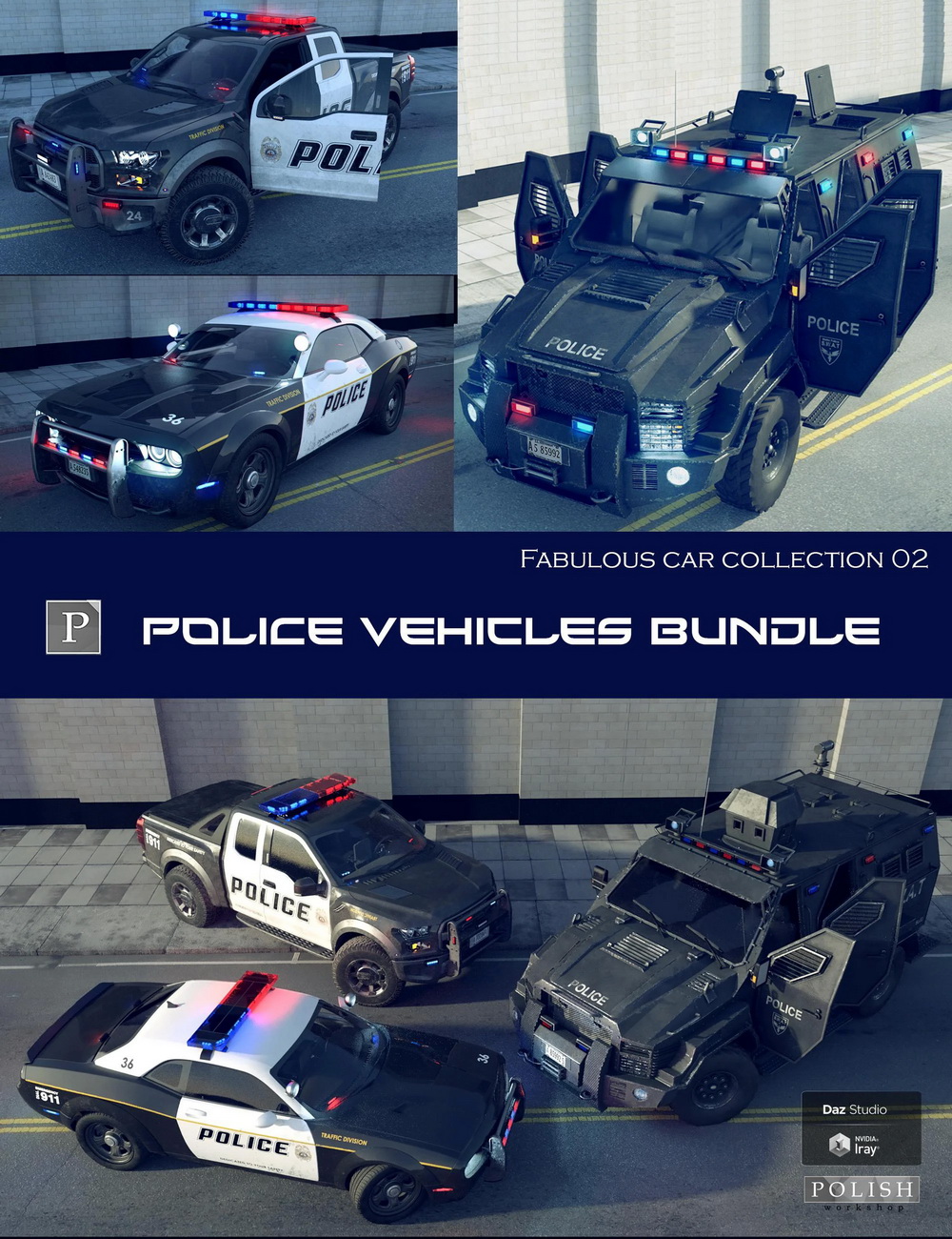 00 main police vehicles bundle daz3d 1775174233