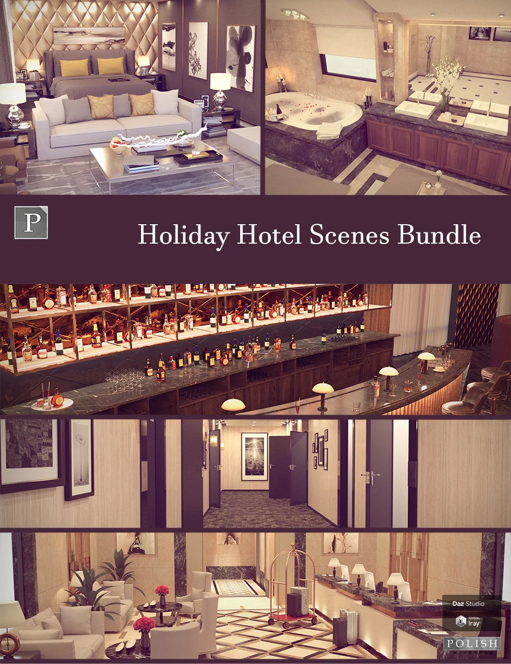 holiday hotel scenes bundle 00 main daz3d 1775497274