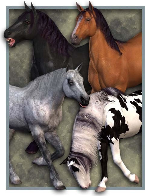 Millenium Horse Bundle +Addons + Horse Male Genitals 1 Millenium Horse Bundle +Addons + Horse Male Genitals
