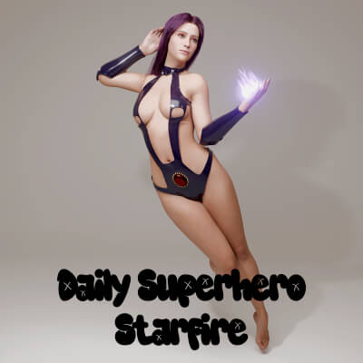 daily superhero starfire for genesis 9 1775818566
