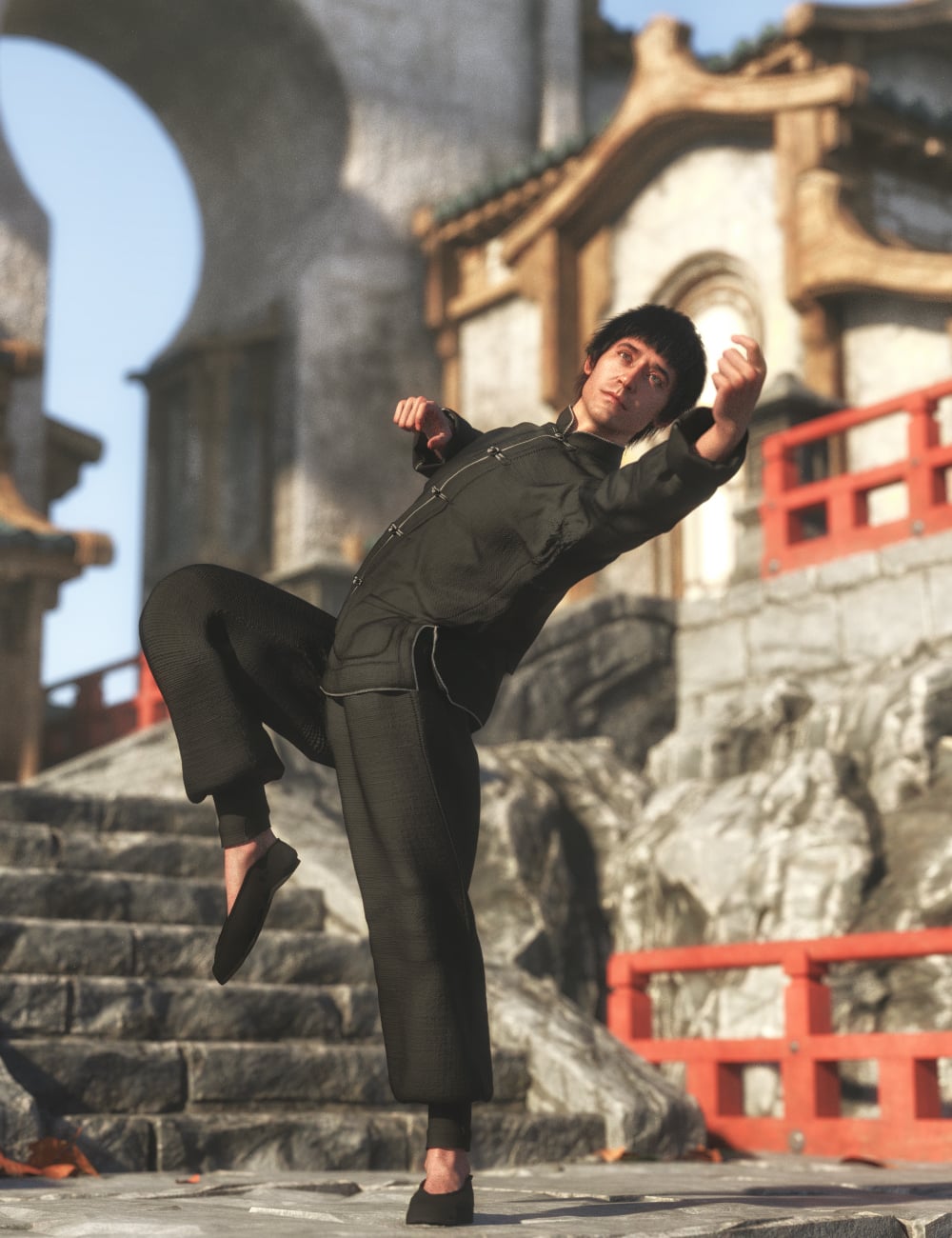 KuJ Drunken Fist Poses for Genesis 9 1 https://new.imagehostx.com/upload/2026/04/10/kujdrunkenfistposesforgenesis900maindaz3d_1775803152.jpg