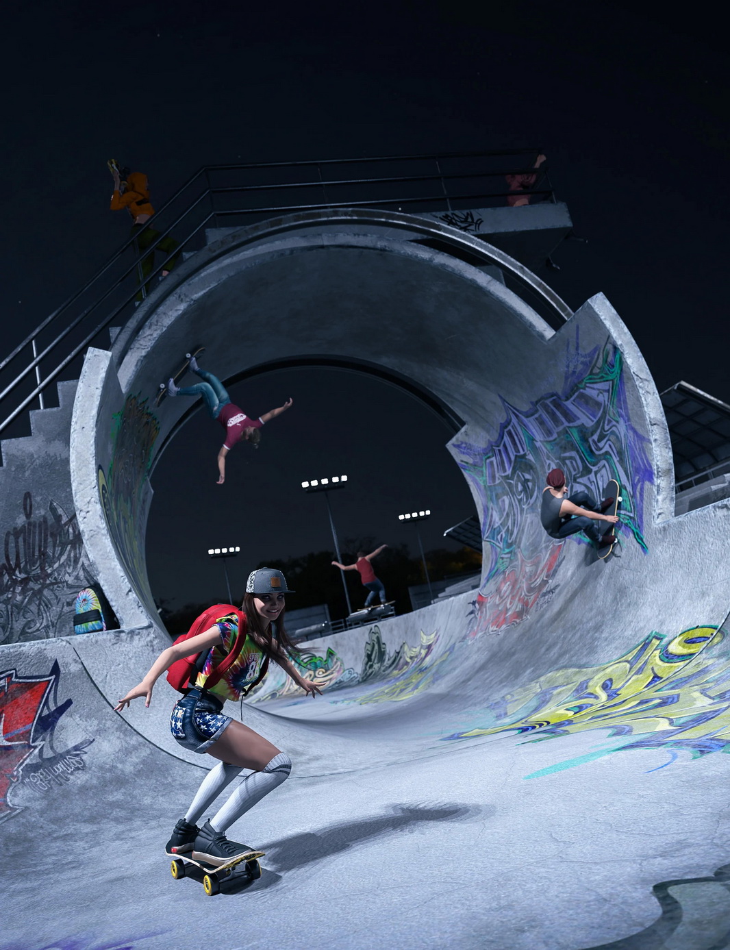 daz3d Skater Girl Bundle NIGHT FINAL Main 1775927880