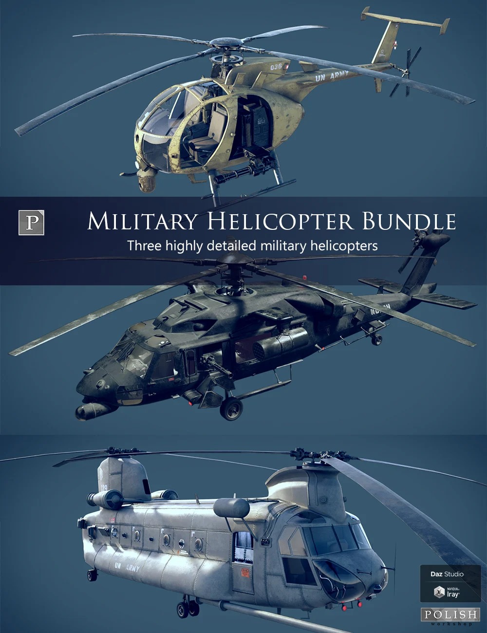 Military Helicopter Bundle 1 Military Helicopter Bundle