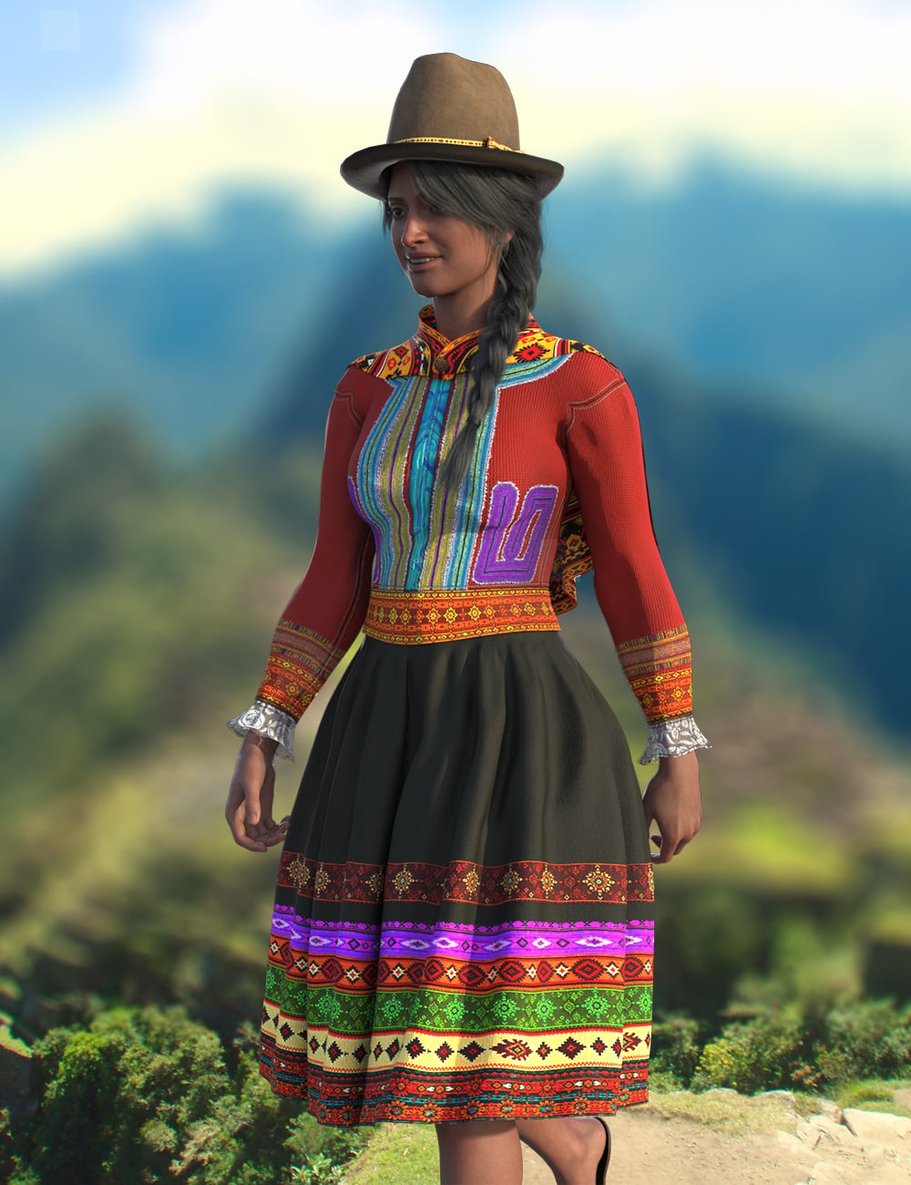 dForce Traditional Peruvian Woman's Outfit for Genesis 9 1 https://new.imagehostx.com/upload/2026/04/15/dforcetraditionalperuvianwomansoutfitforgenesis900maindaz3d_1776242827.jpg