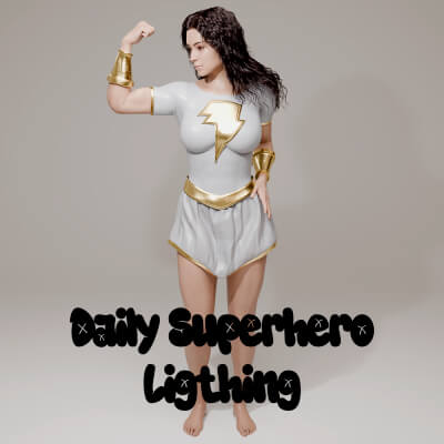 daily superhero lighting for genesis 9 1776333565