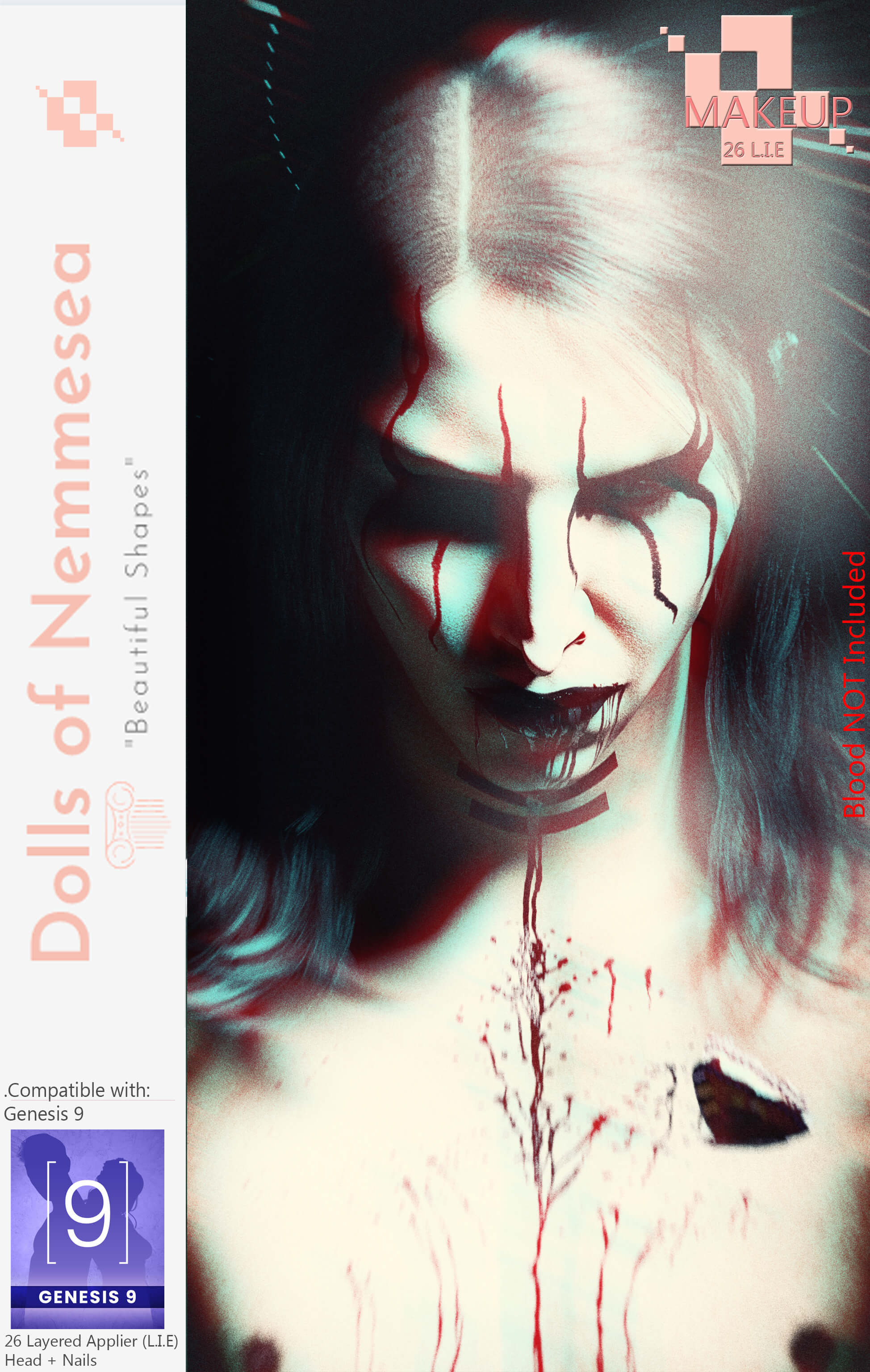 DNM - Metal Show - Genesis 9 #Makeup 1 https://new.imagehostx.com/upload/2026/04/21/dnm-metal-show-genesis-9-makeup-01_1776744776.jpg