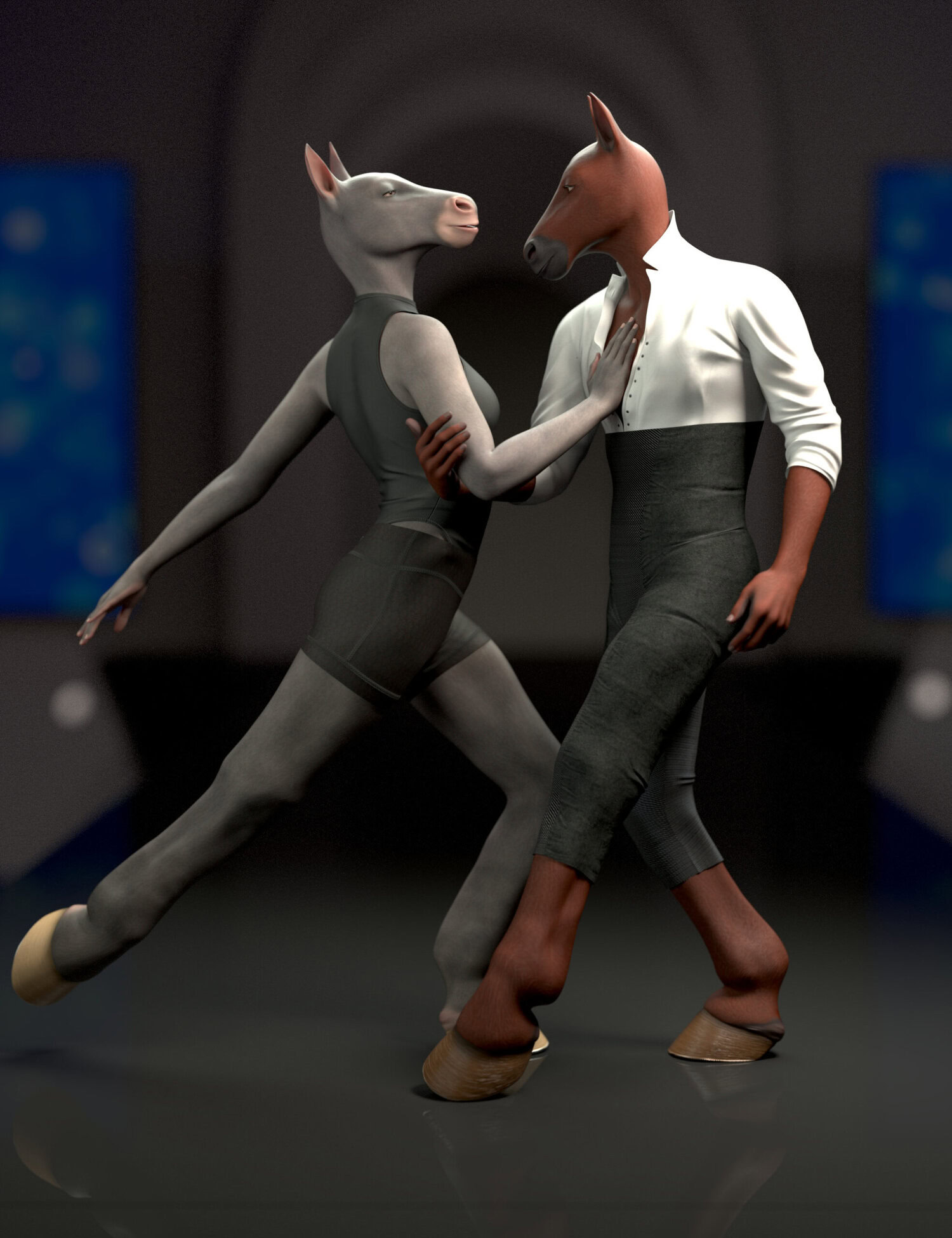 dancing anthropomorphic horse figures 1776849515