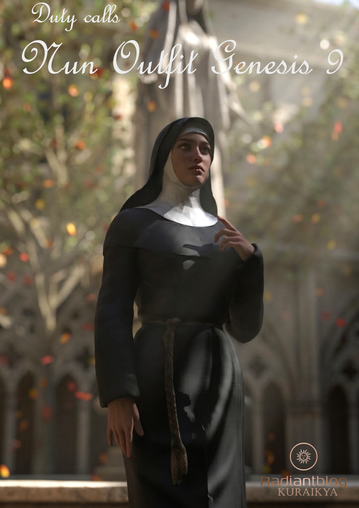 Nun Outfit for Genesis 9 1 https://new.imagehostx.com/upload/2026/05/01/nun-outfit-for-genesis-9-06_1777623320.jpg