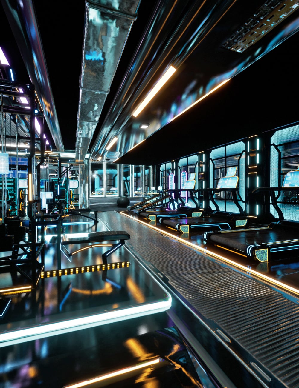 XI Futuristic Gym [Request]
