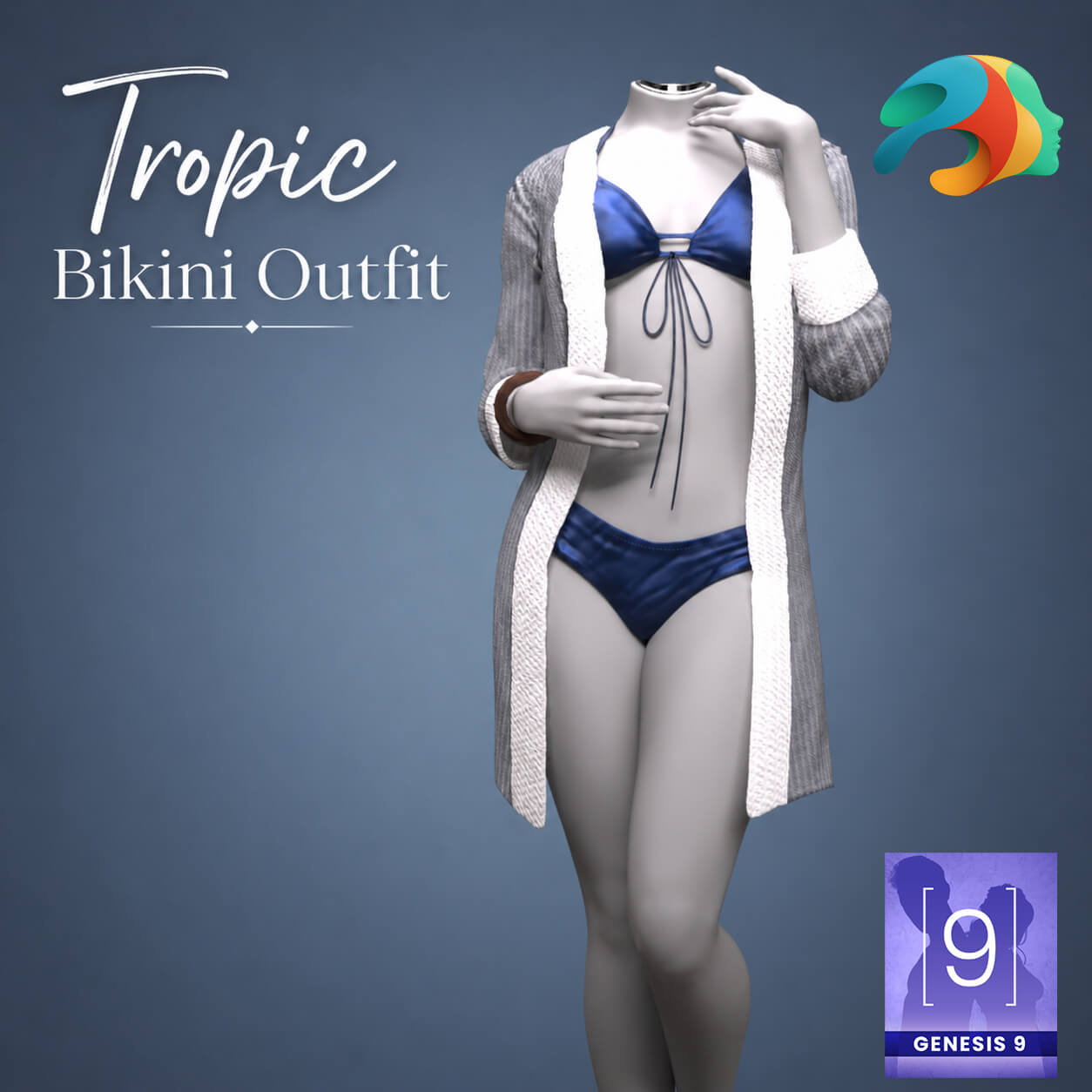 tropic bikini outfit for genesis 9 02 1778052659