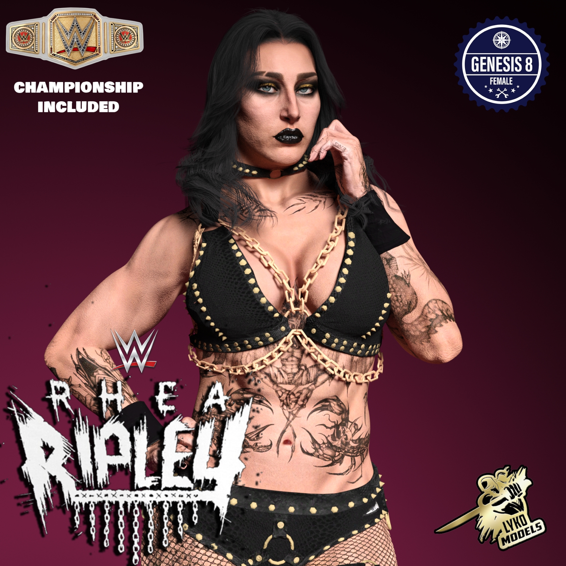 lyko3d wwe rhea ripley 2026 g8f morph 04 1778386322