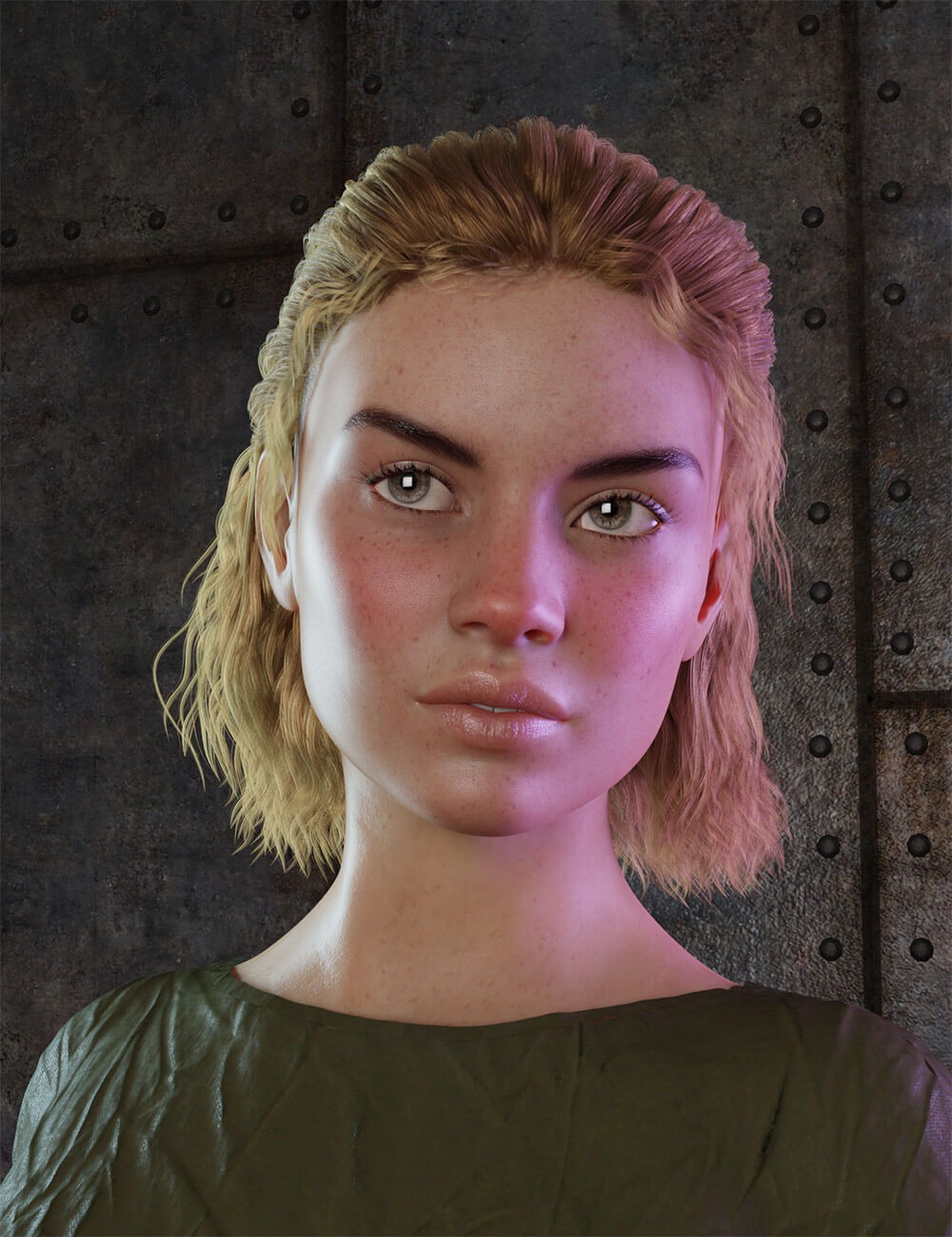 Hilda for Genesis 8 Female 1 Raine Hair for Genesis 8 and 9