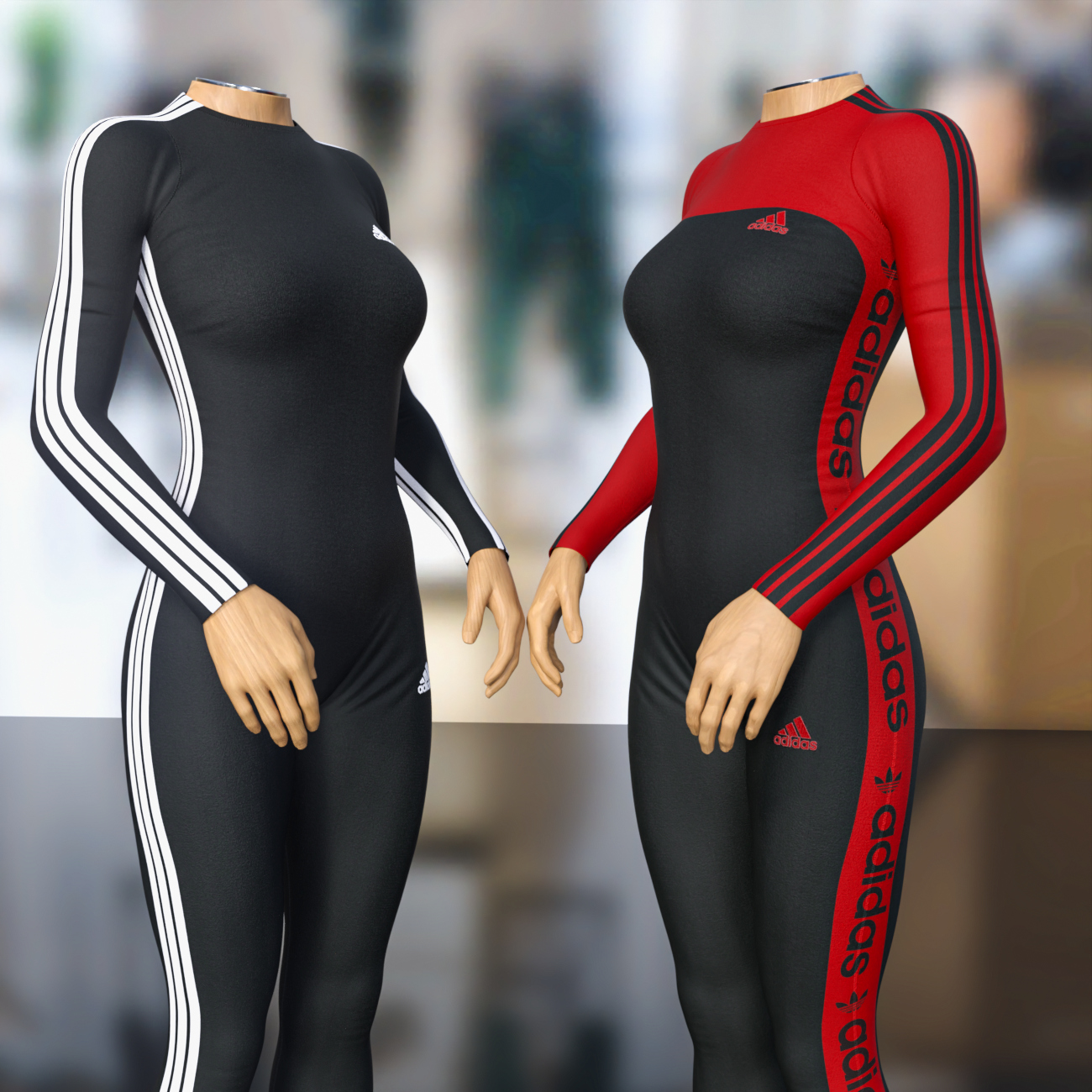 EliteDZ Full Bodysuit + Adidas Style for G8F 1 EliteDZ Full Bodysuit + Adidas Style for G8F (re-upload of dead post)