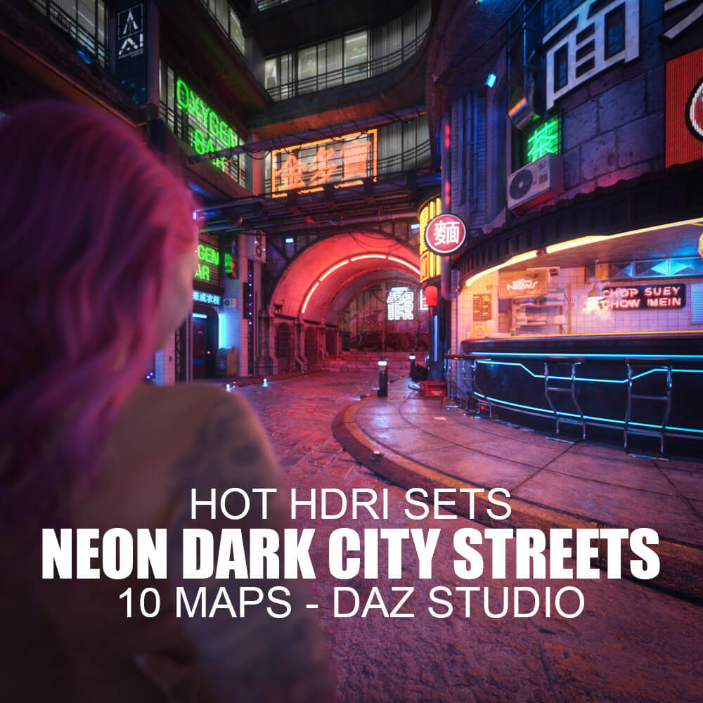 hot hdri sets neon dark city streets daz studio 01 1779209508
