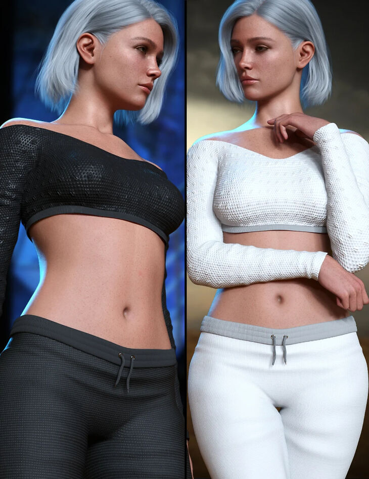 Sultry Flow Outfit Set for Genesis 9 1 Sultry Flow Outfit Set for Genesis 9