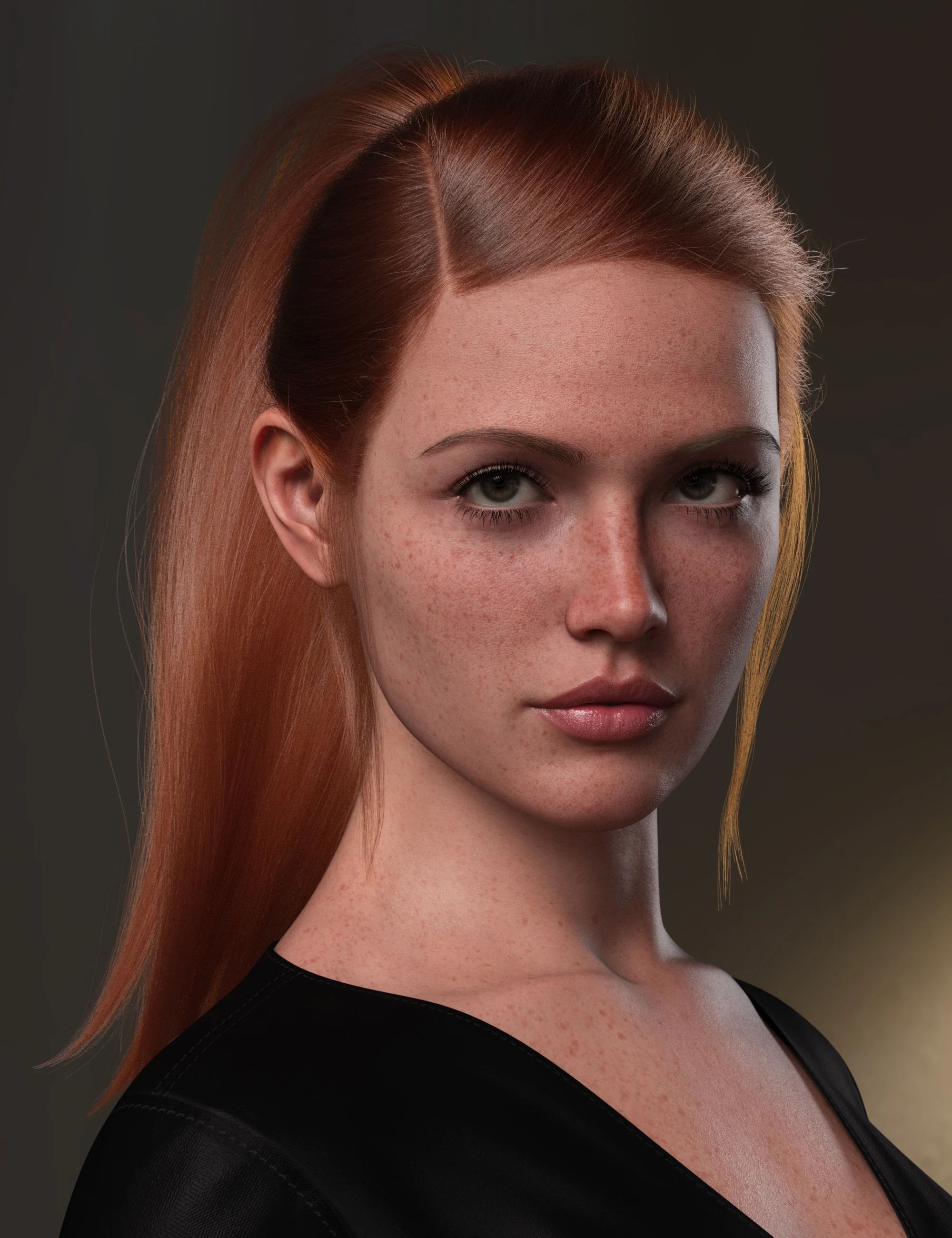 dForce Strand-Based Casual Side Parted Ponytail Hair for Genesis 9 and 8 Female 1 dForce Strand-Based Casual Side Parted Ponytail Hair for Genesis 9 and 8 Female