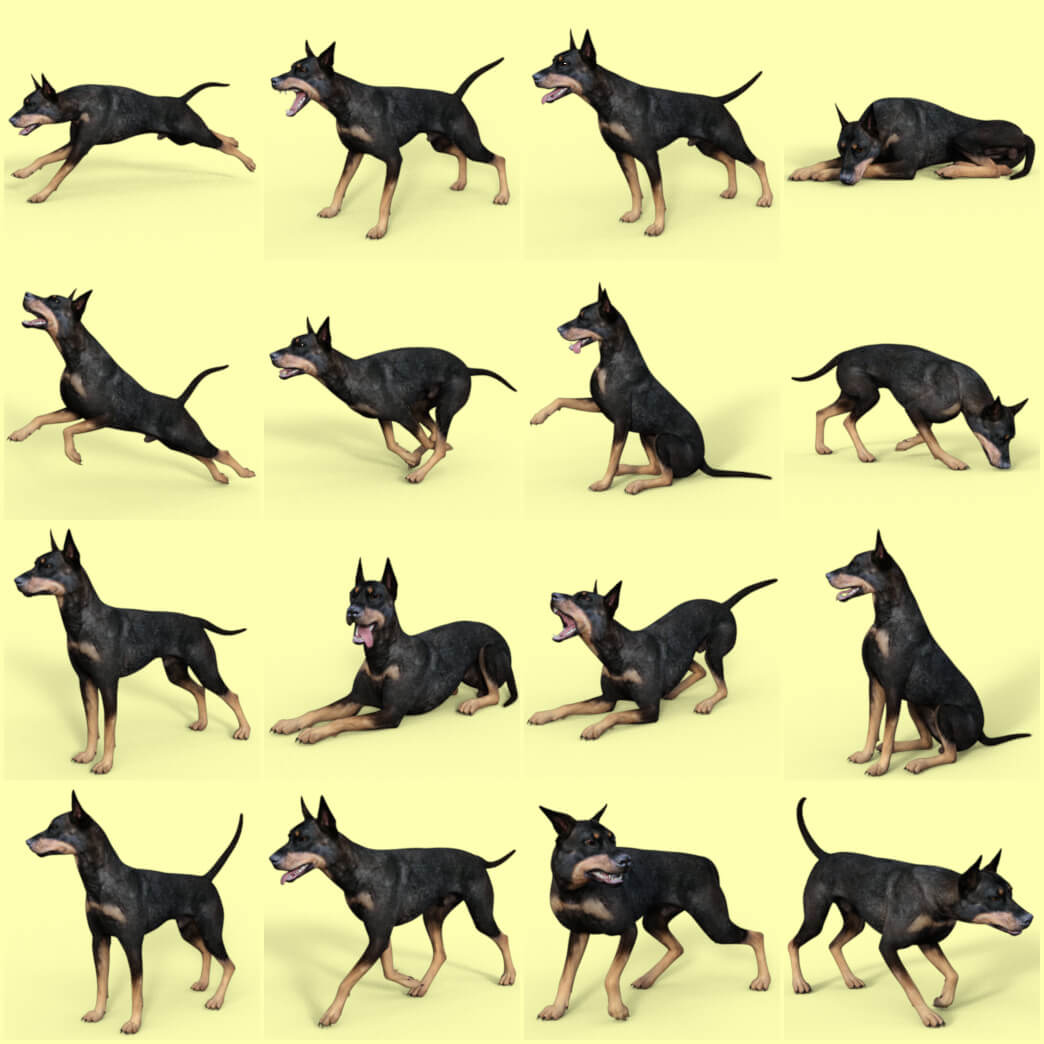 Poses for Doberman Standalone 18 poses for doberman standalone 17 1780225583