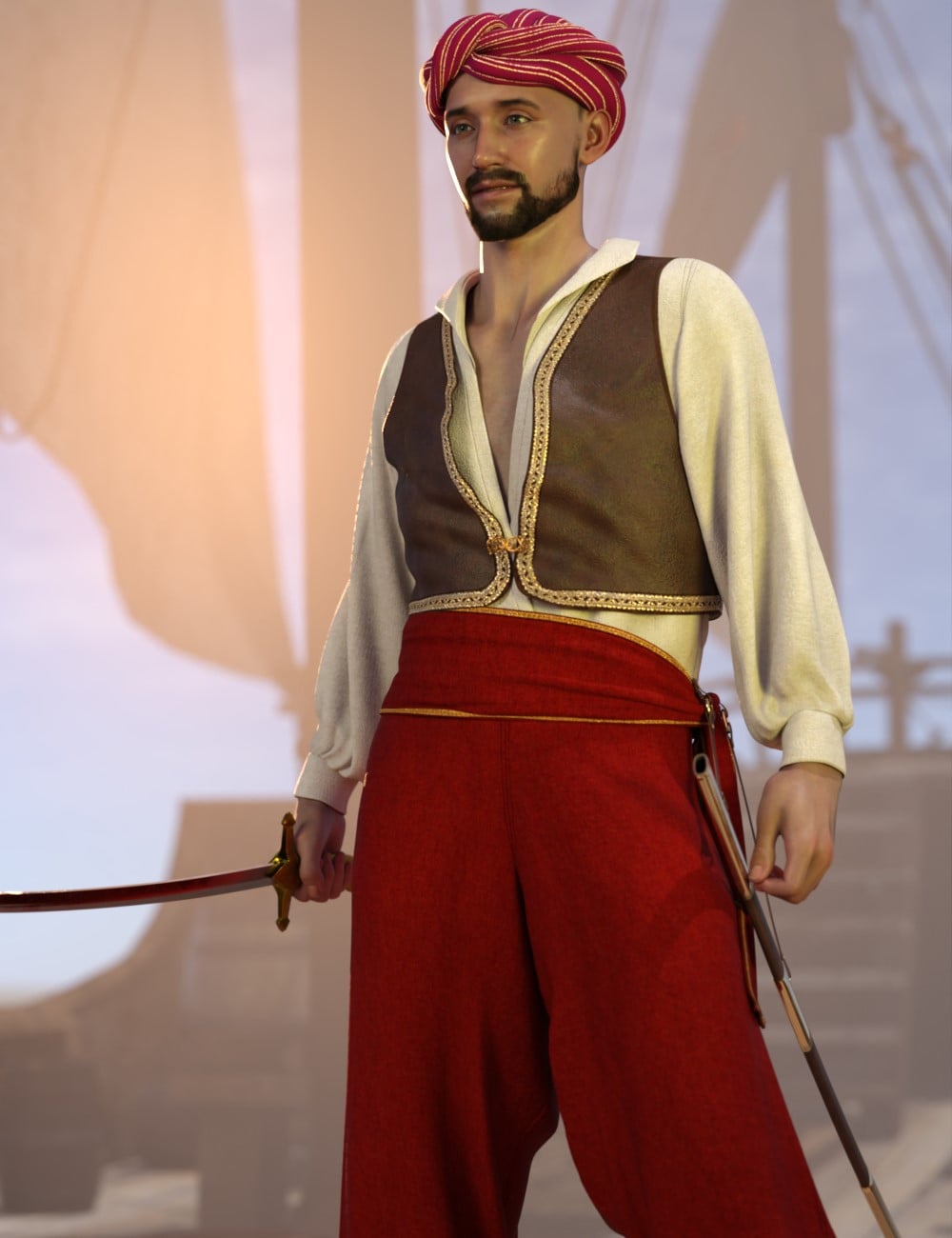 dForce Sinbad Outfit for Genesis 9 and 8 Female 1 https://new.imagehostx.com/upload/2026/06/03/dforcesinbadoutfitforgenesis9and8female00maindaz3d_1780488756.jpg