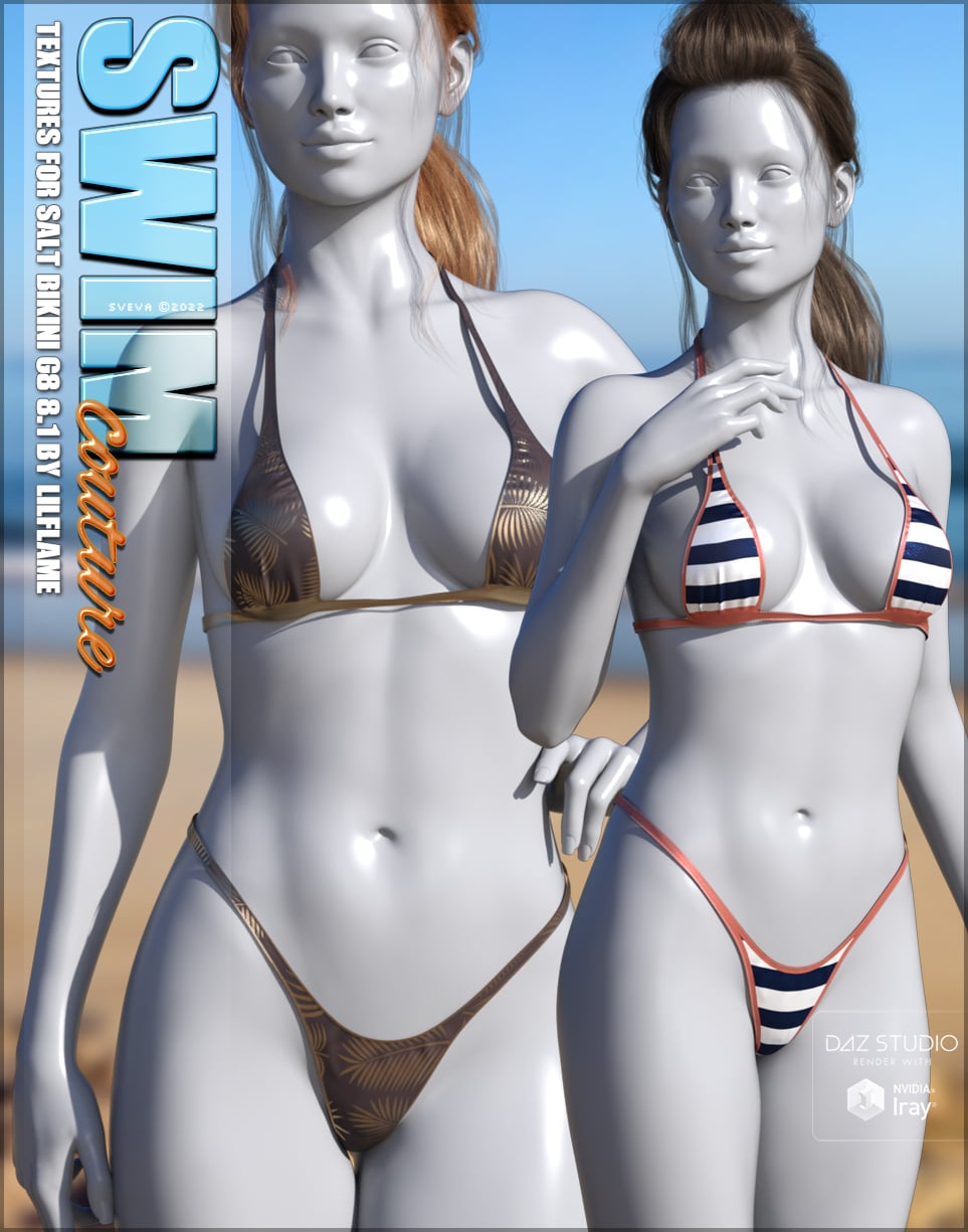 swim couture textures for dforce salt bikini image 0 1781456635