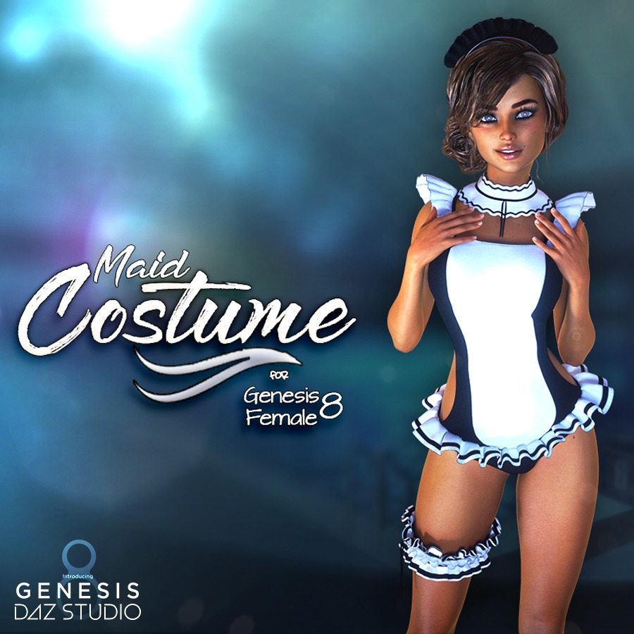 Maid Costume for G8F 1 Maid Costume for G8F