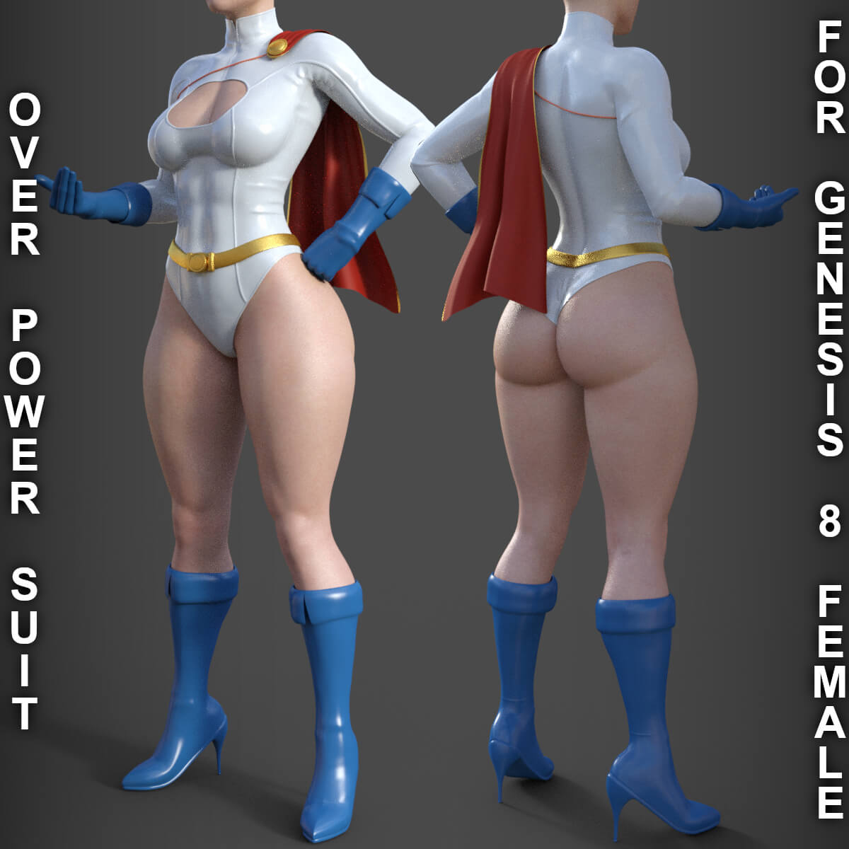 Over Power Suit for Genesis 8 Female 1 Over Power Suit for Genesis 8 Female (repost)