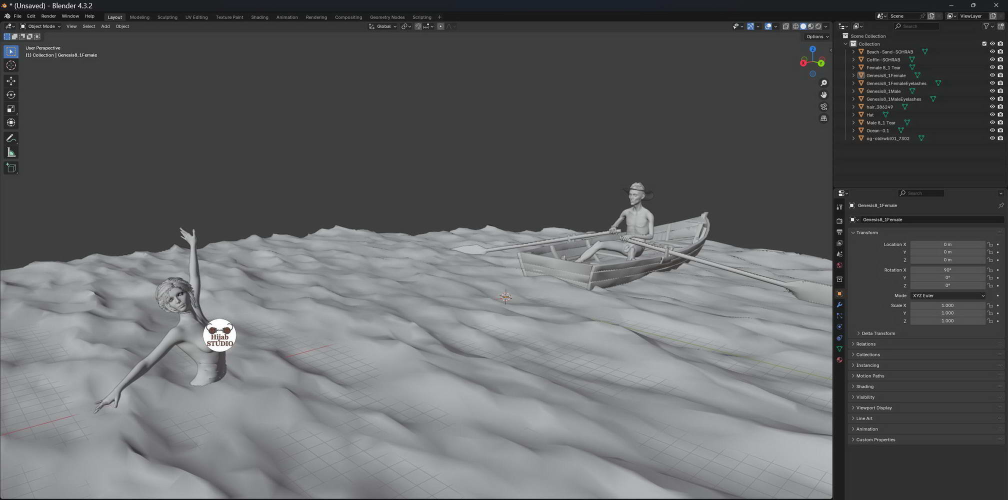 OBJ file in Blender