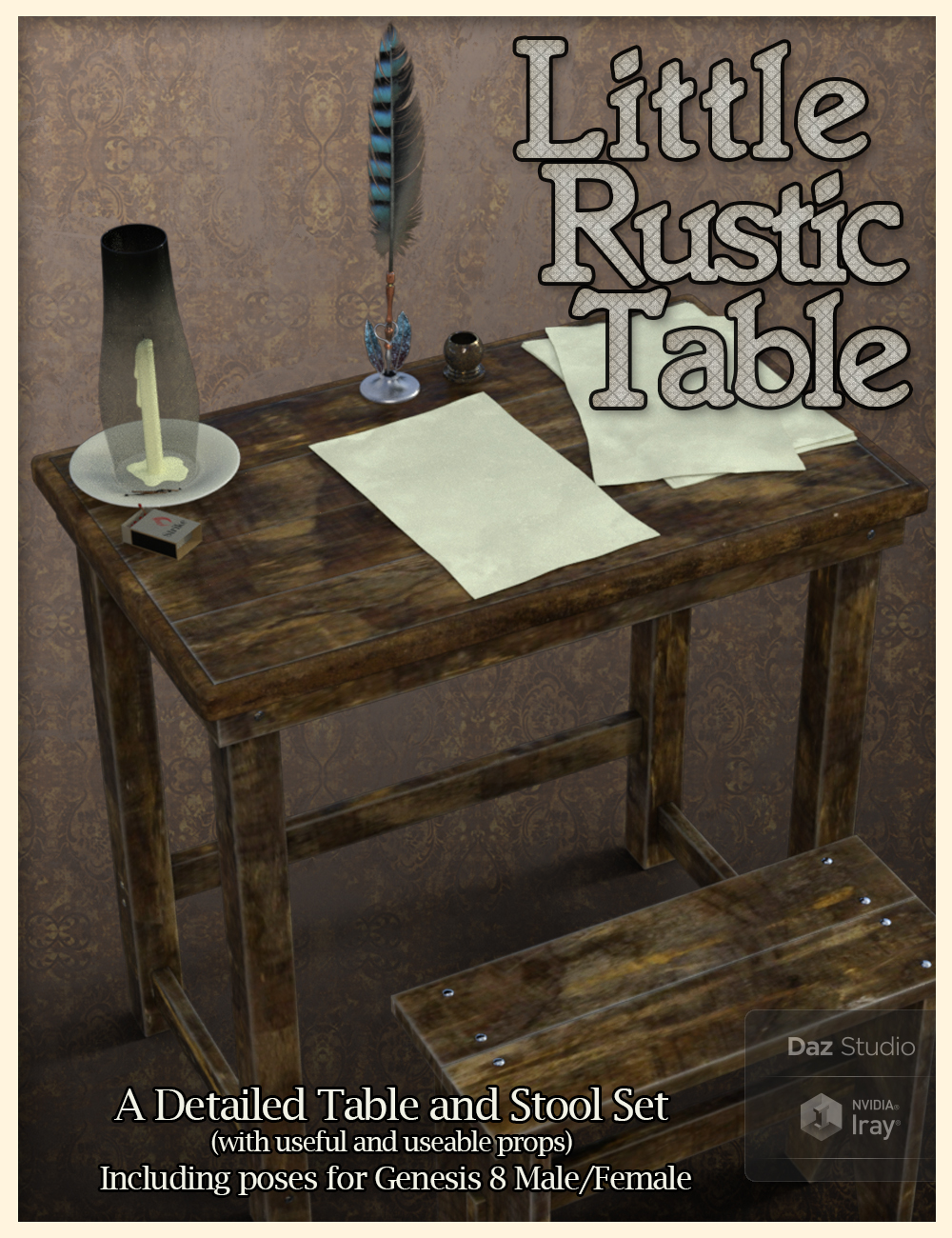 little rustic table 00 main daz3d 1782840769