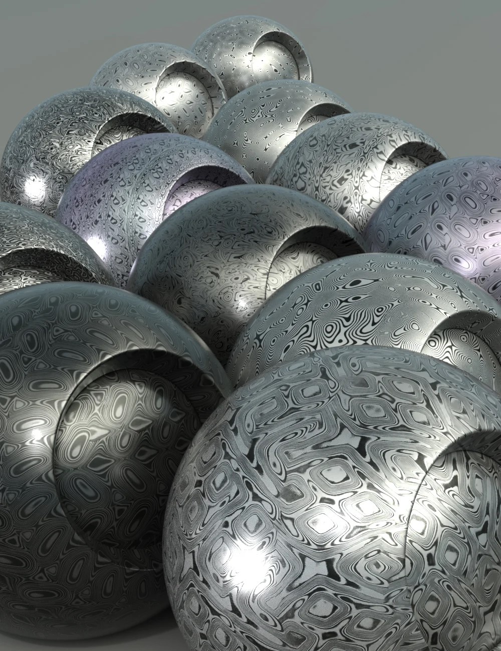 Damascus Steel Iray Shaders 1783272289