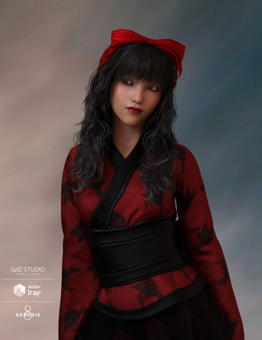 00 main ayako hair bow for genesis 8 females daz3d 1783426182