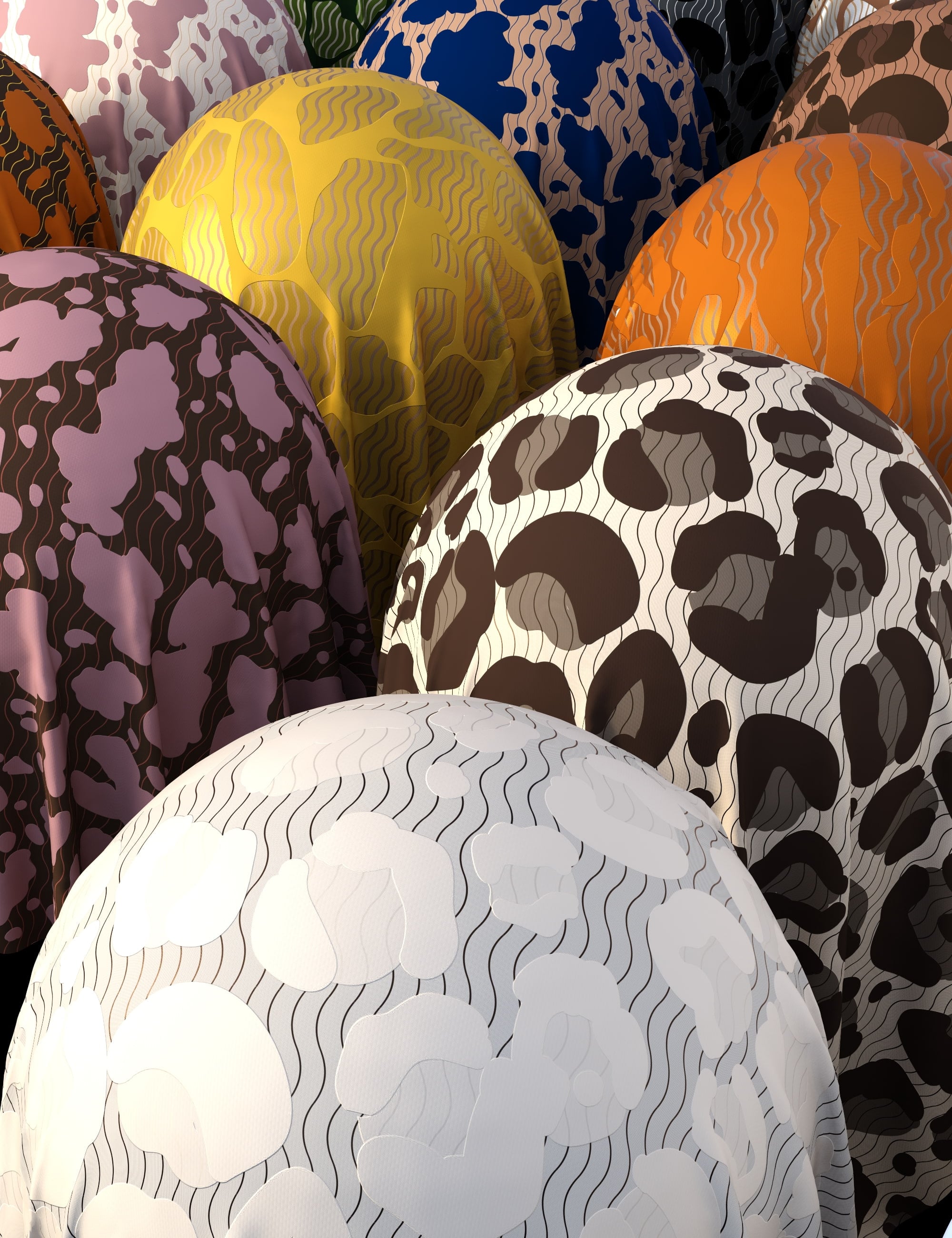 Animal Print Fabric Iray Shaders - MR 1 https://new.imagehostx.com/upload/2026/07/11/animalprintfabricirayshadersmr00maindaz3d_1783760504.jpg