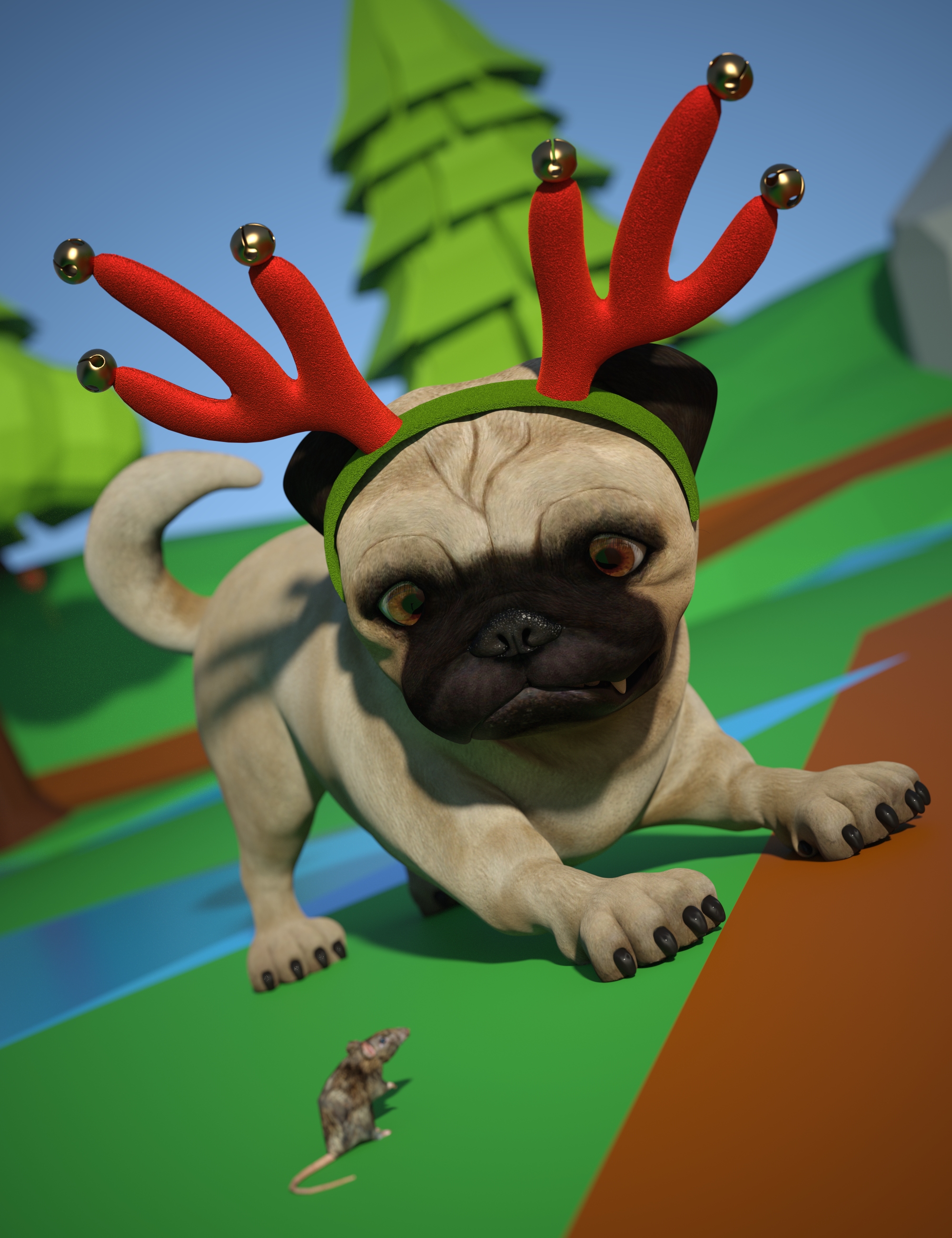 Pugsley the Stylised Pug for Daz Dog 8 1 https://new.imagehostx.com/upload/2026/07/11/pugsleythestylisedpugfordazdog800maindaz3d_1783799322.jpg