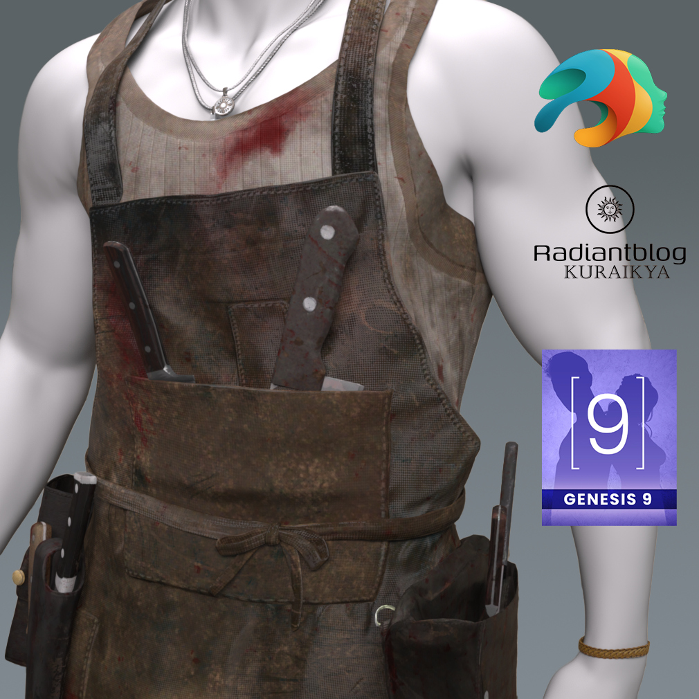 butcher outfit for genesis 9 01 1783844298
