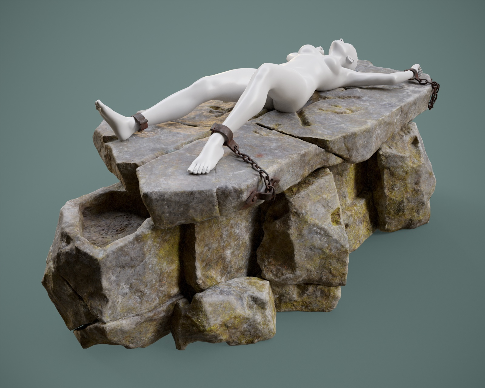sacrificial stone altar prop with pose g8 01 1784196575