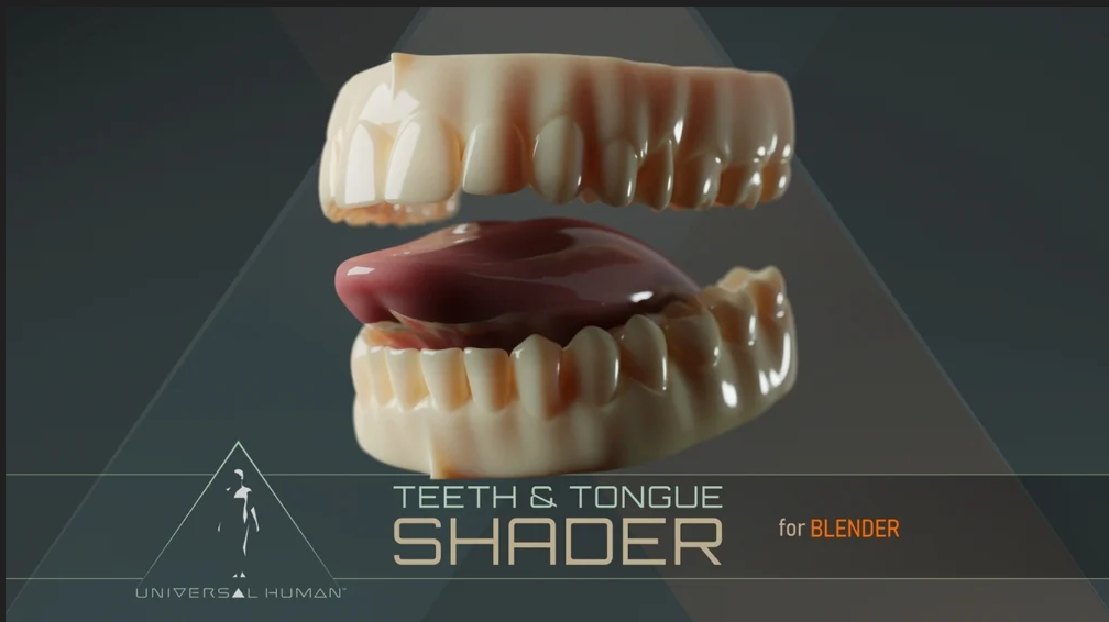Universal Human Teeth & Tongue SHADERS 1 Universal Human Teeth & Tongue SHADERS