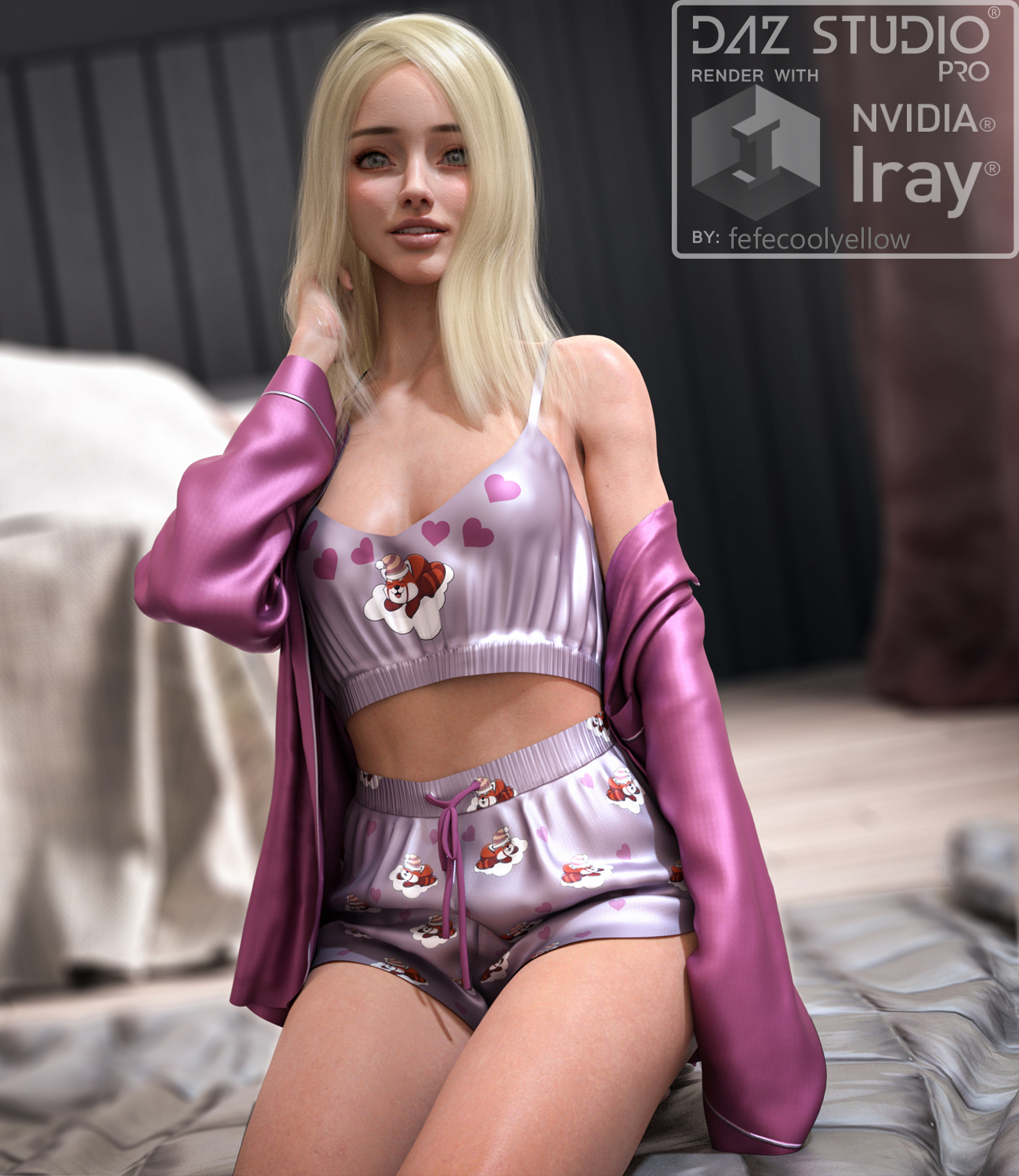 dForce Sleep Well PJS outfit for G8F by fefecoolyellow 1784936343