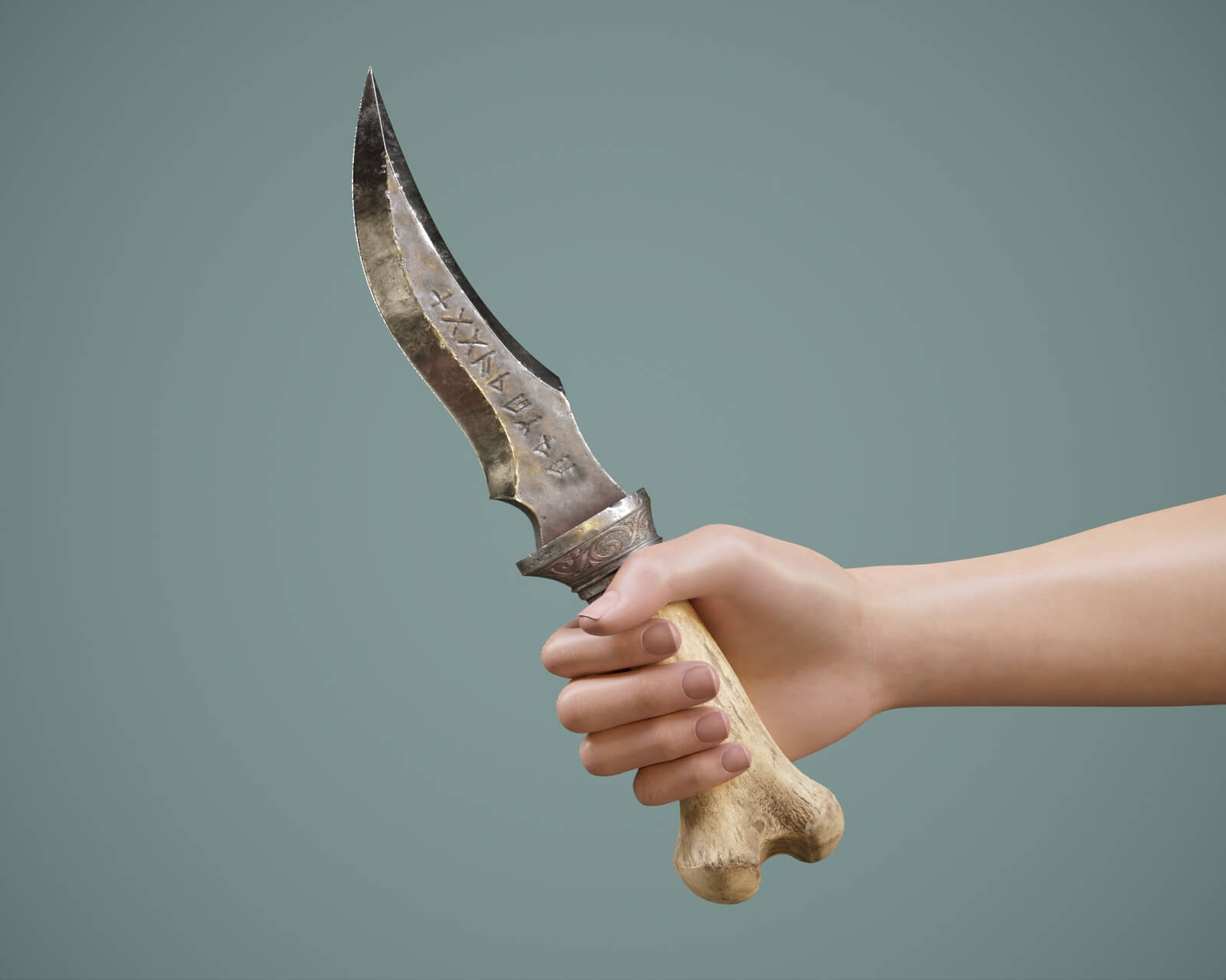 sacrificial ritual dagger prop with poses g9 01 1785403782