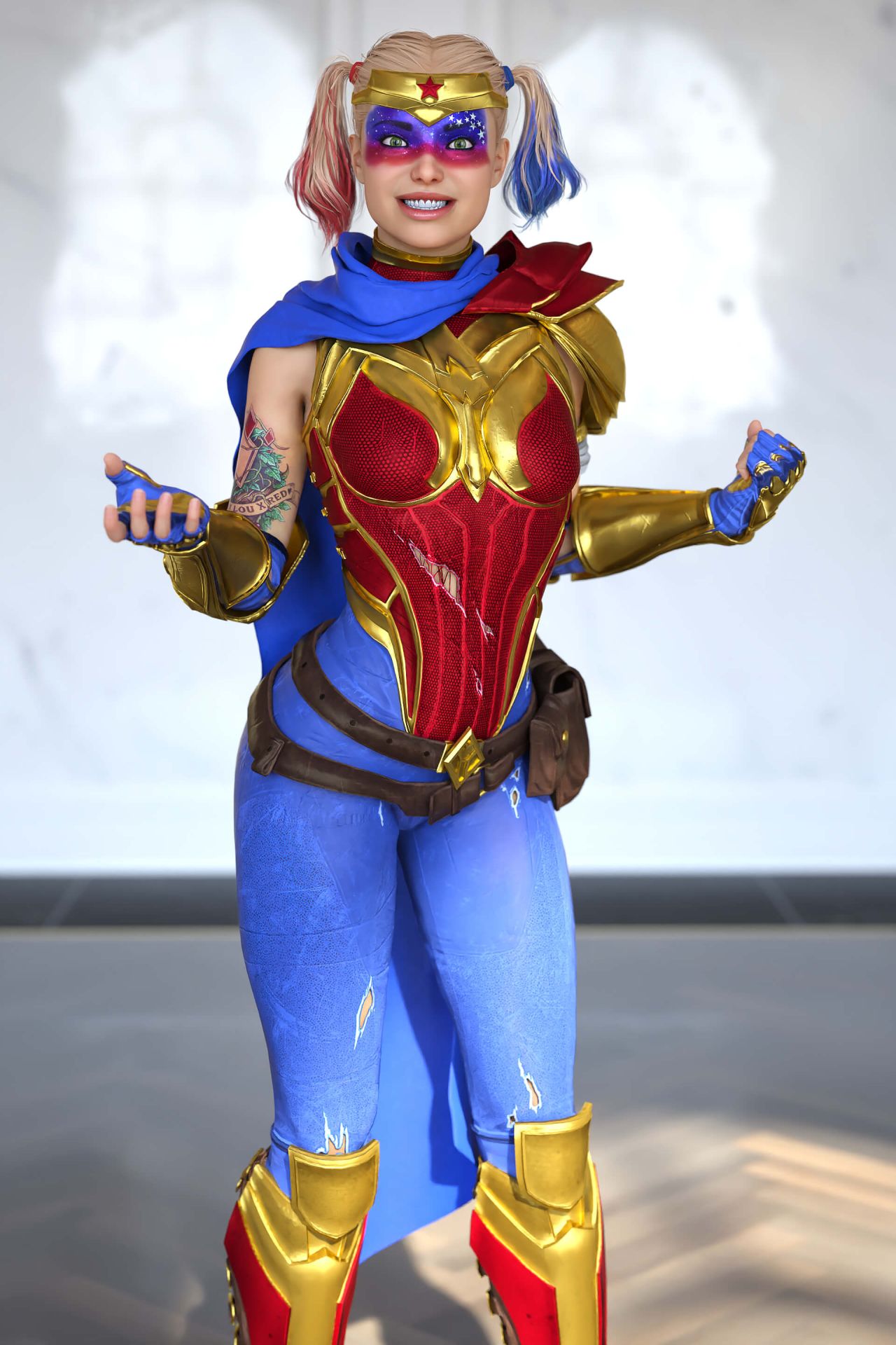 Wonder Harley Quinn for Genesis 8 Female 1 Wonder Harley Quinn for Genesis 8 Female