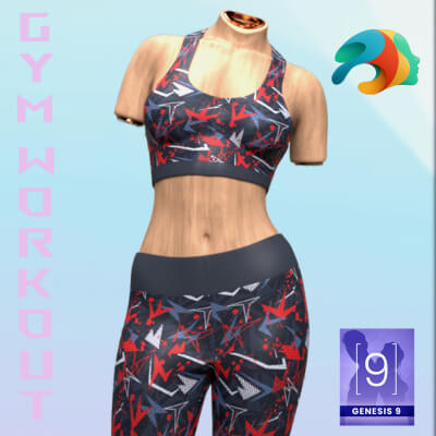 gym workout outfit for genesis 9 1785839018