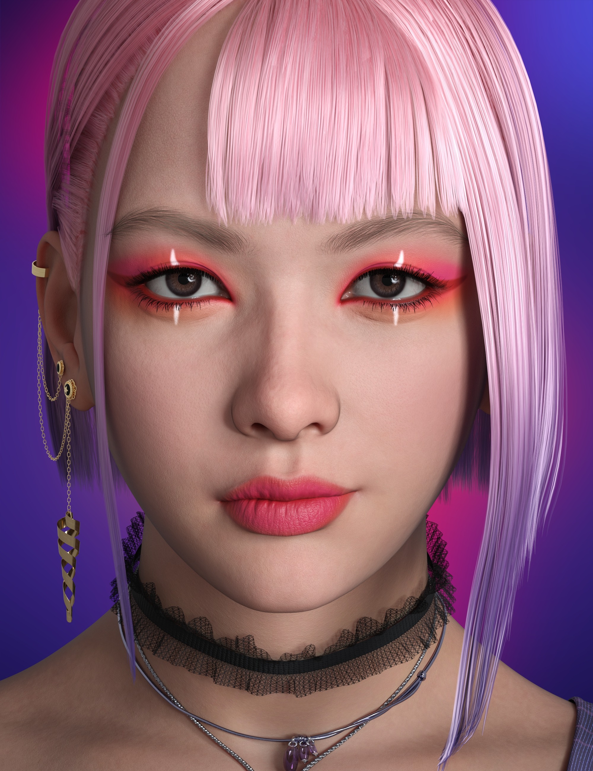 K-Pop LIE Makeup Collection for Genesis 9 1 K-Pop LIE Makeup Collection for Genesis 9