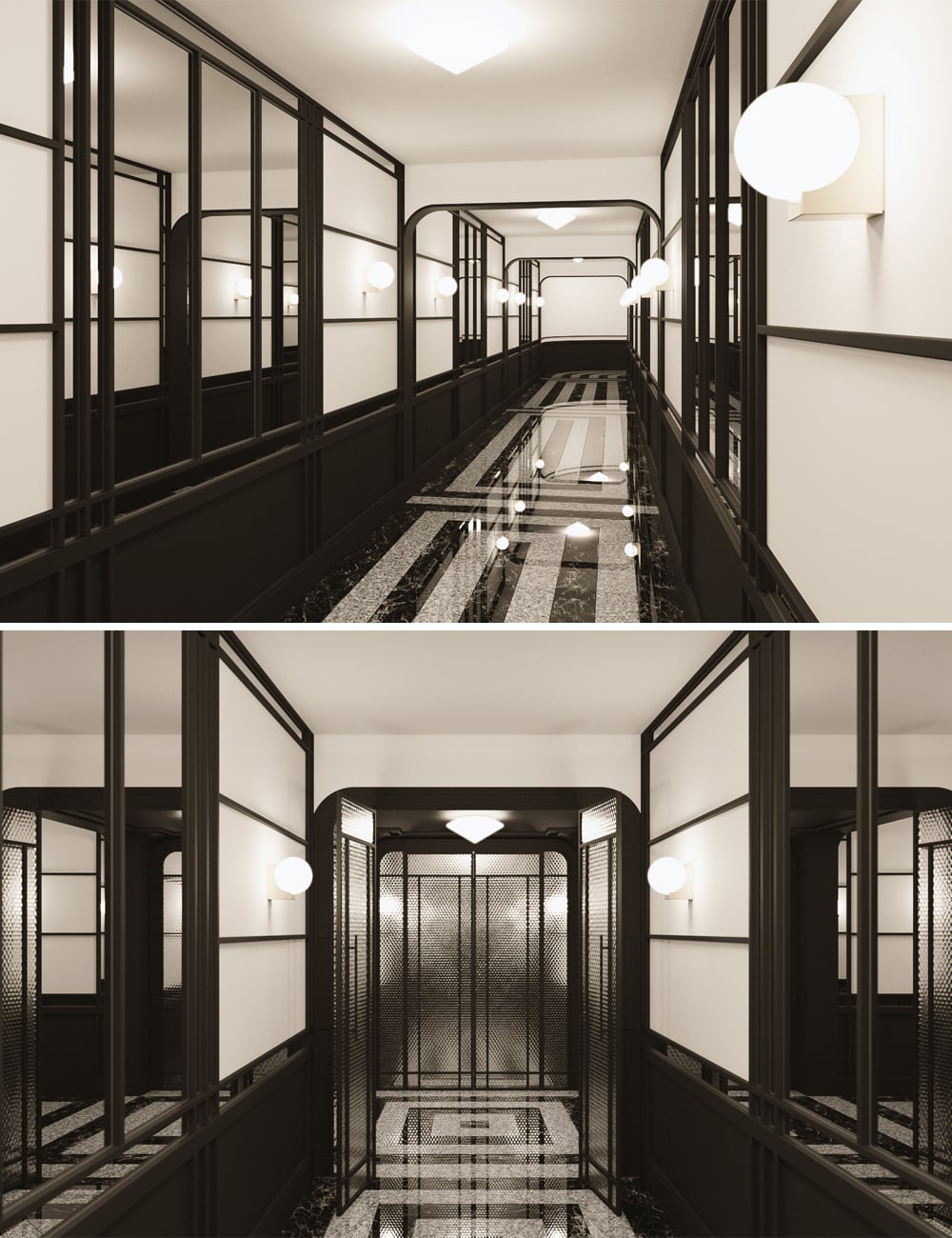 Art Deco Corridors 1 Art Deco Corridors