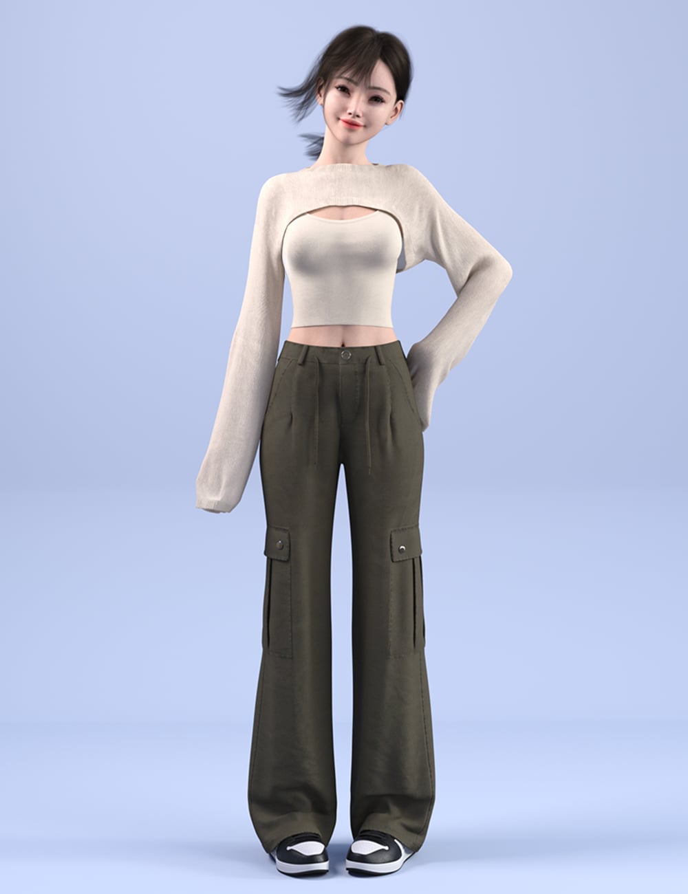 dForce HnC25 Cargo Beat Layers Outfits for Genesis 9 6 dforcehnc25cargobeatlayersoutfitsforgenesis900maindaz3d 1786774496