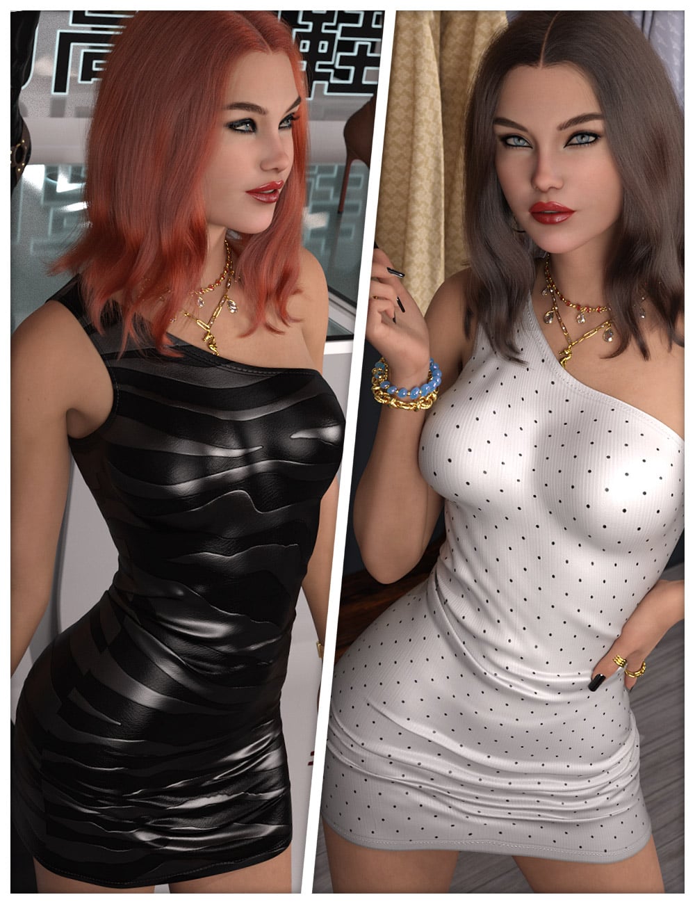 Fashionable Textures for dForce SU One Shoulder Mini Dress 1 https://new.imagehostx.com/upload/2026/08/15/main_1786774604.jpg