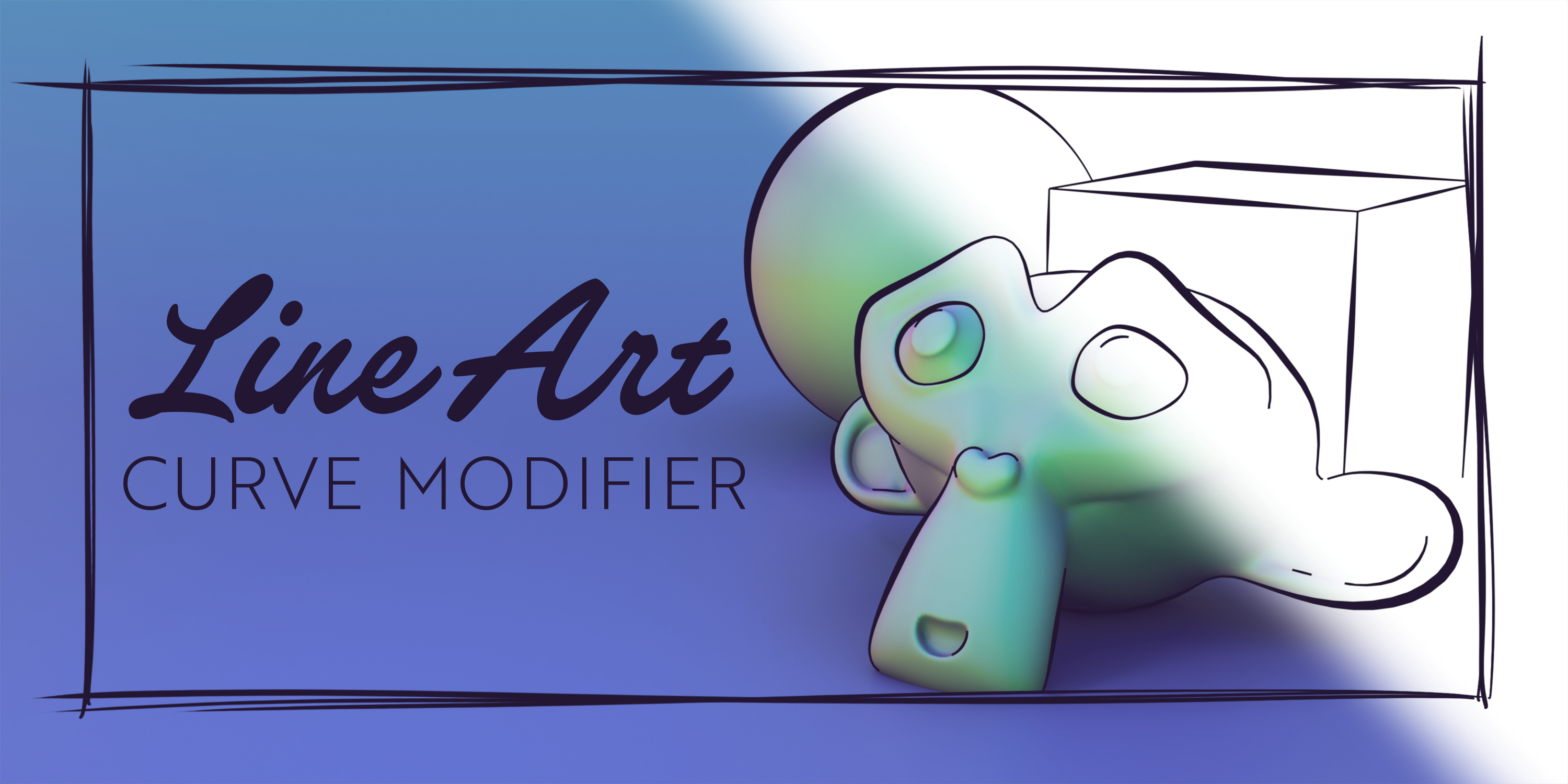 Line Art Curve Modifier v1.2 (Blender 4) 1 Line Art Curve Modifier v1.2 (Blender 4)
