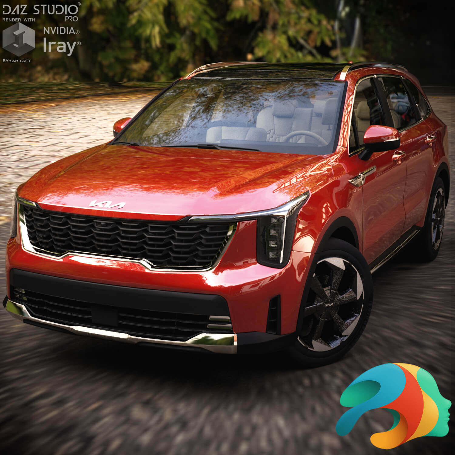 Kia Sorento 2026 for DAZ Studio 1 Kia Sorento 2026 for DAZ Studio