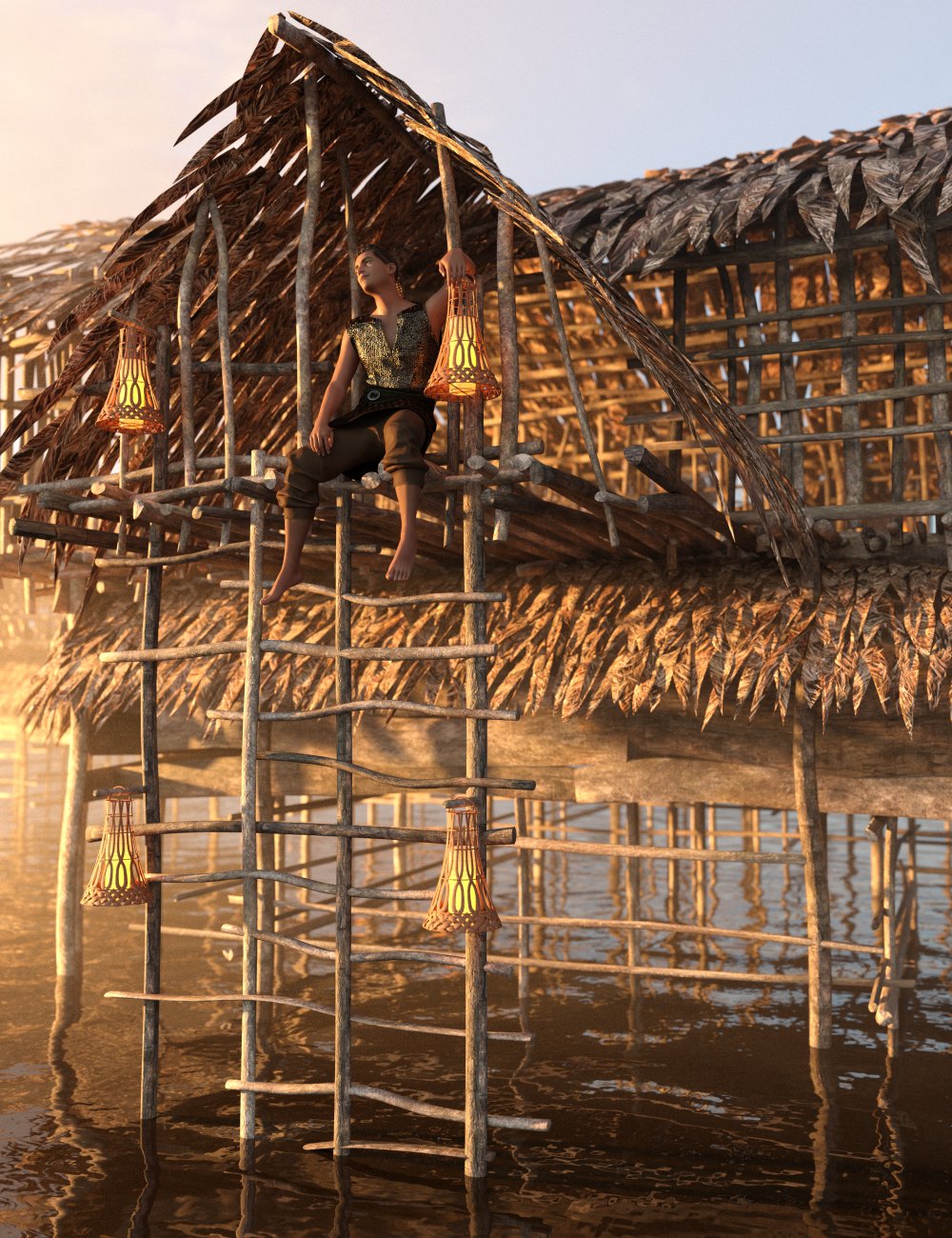 Reed Huts 1 1 Reed Huts 1