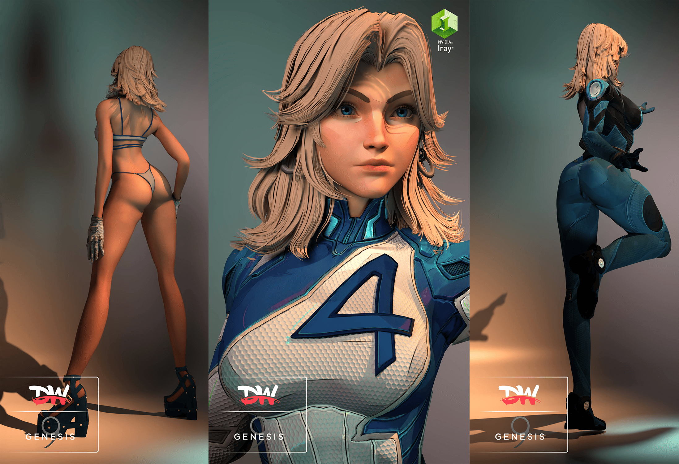 Marvel Rivals: Invisible Woman - Genesis 9 Female 1 Marvel Rivals: Invisible Woman - Genesis 9 Female