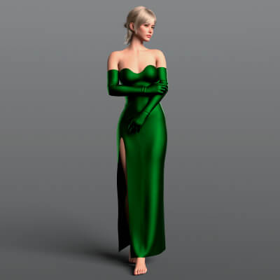 evening dress 01v and gloves g9 1788996671